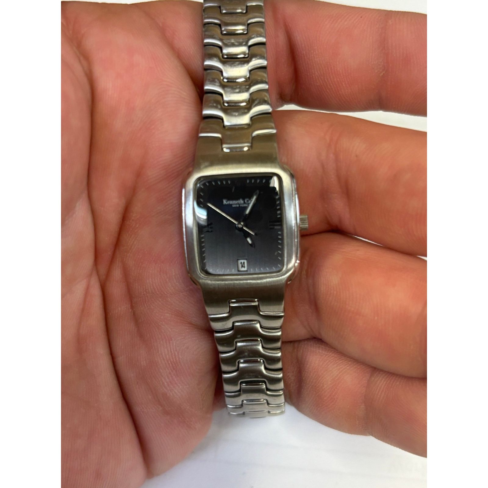Kenneth Cole Kenneth Cole Silver Tone Womens Watch! New Battery! Size ONE SIZE - 2 Thumbnail
