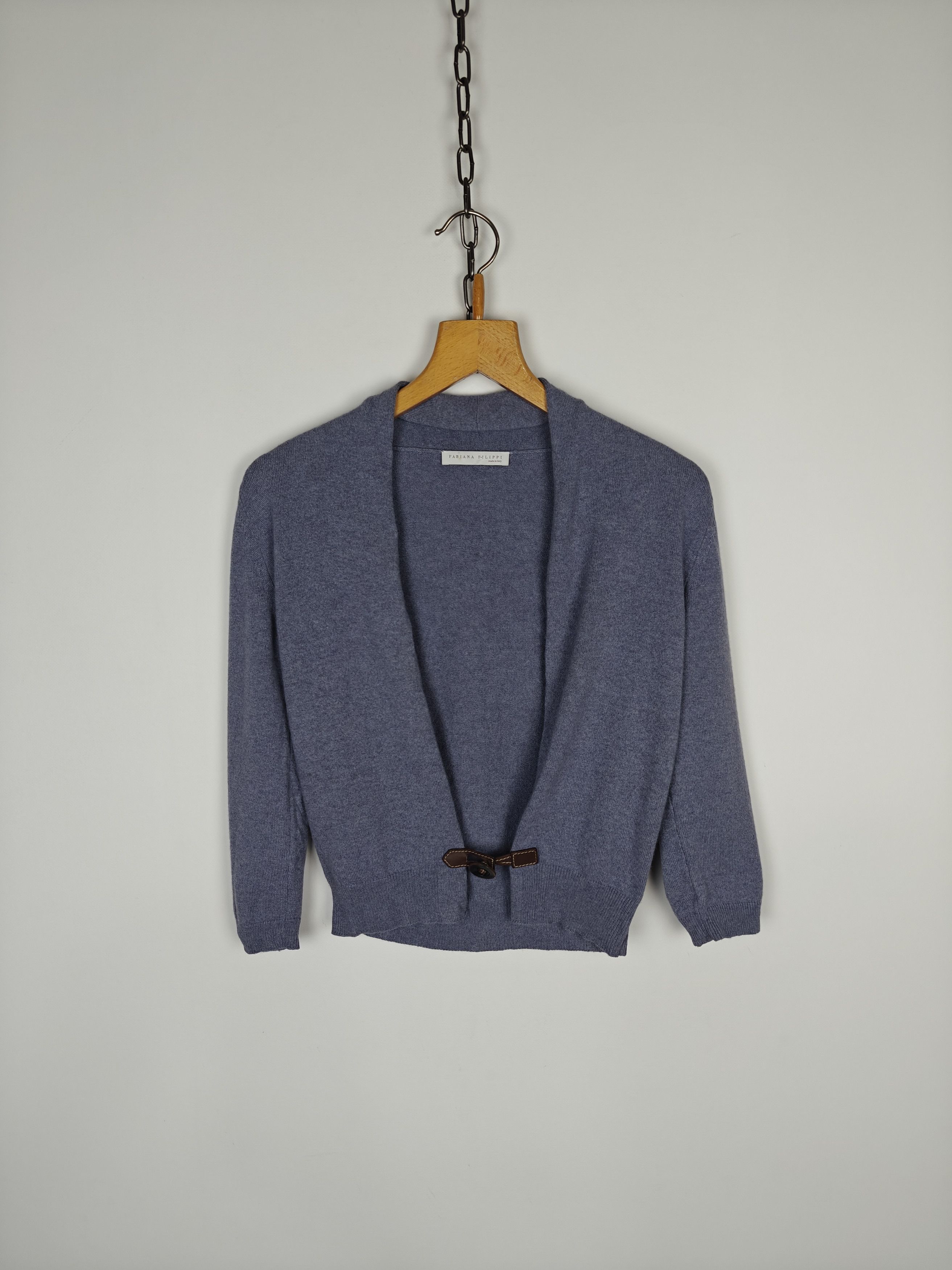 Fabiana Filippi Fabiana Filippi Wool Sweater Cardigan Pullover size US S Size S / US 4 / IT 40 - 1 Thumbnail