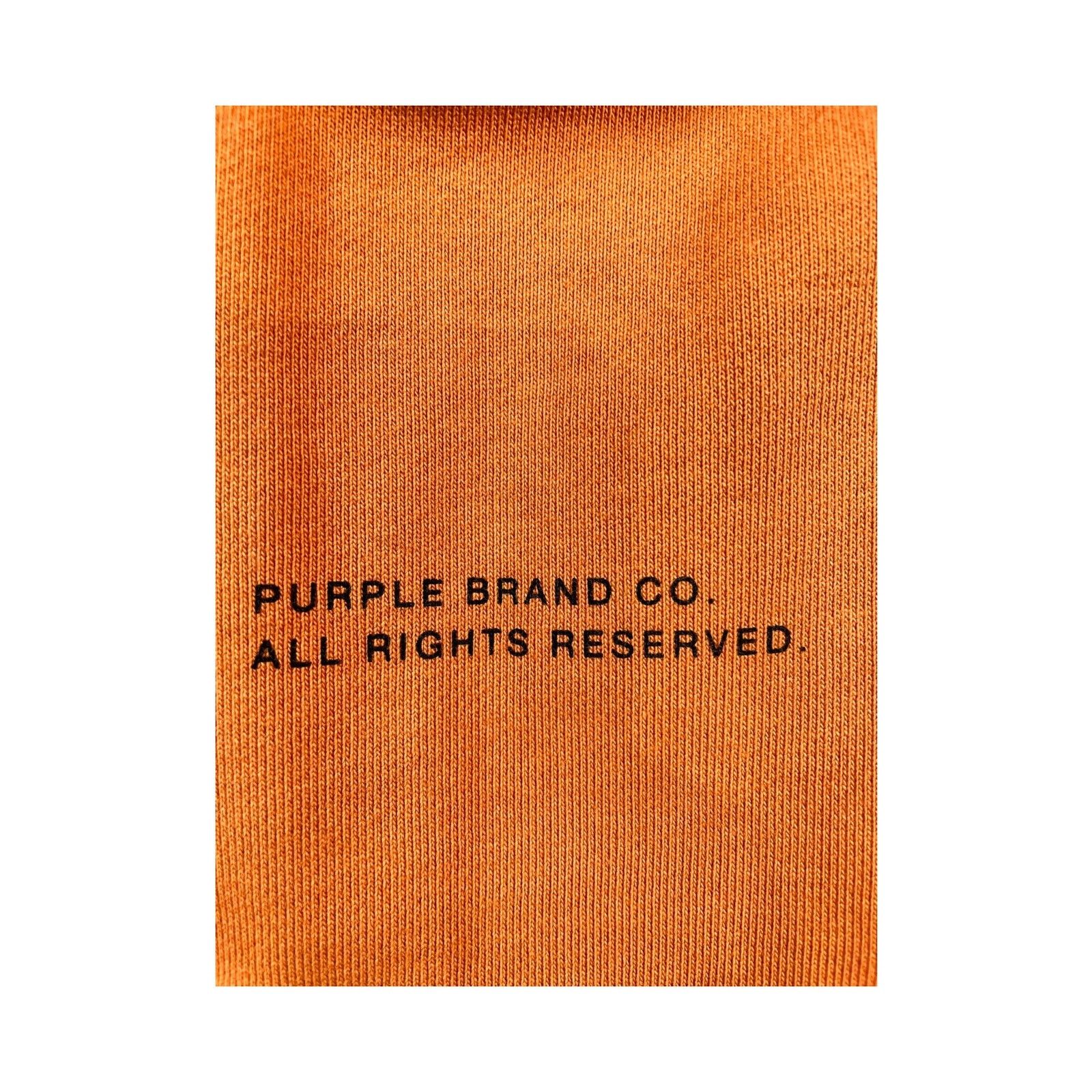 Purple Brand Purple Brand "Old English" Orange & Black Hoodie Size US M / EU 48-50 / 2 - 3 Thumbnail