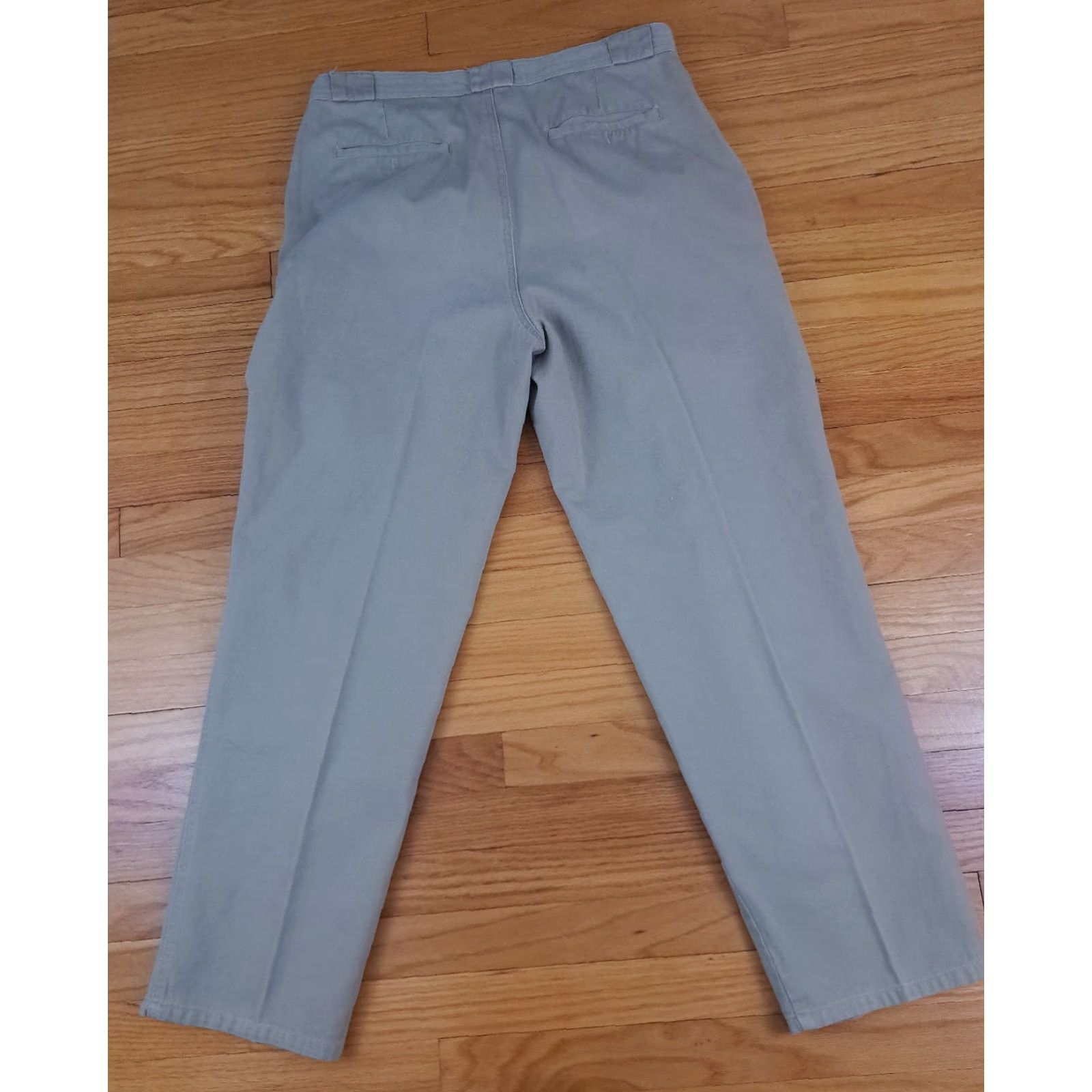 Bugle Boy VINTAGE Bugle Boy Pants Chino Men 34-30 Beige Canvas Cotton Tapered Casual 90s Preppy Classic Size US 34 / EU 50 - 5 Thumbnail