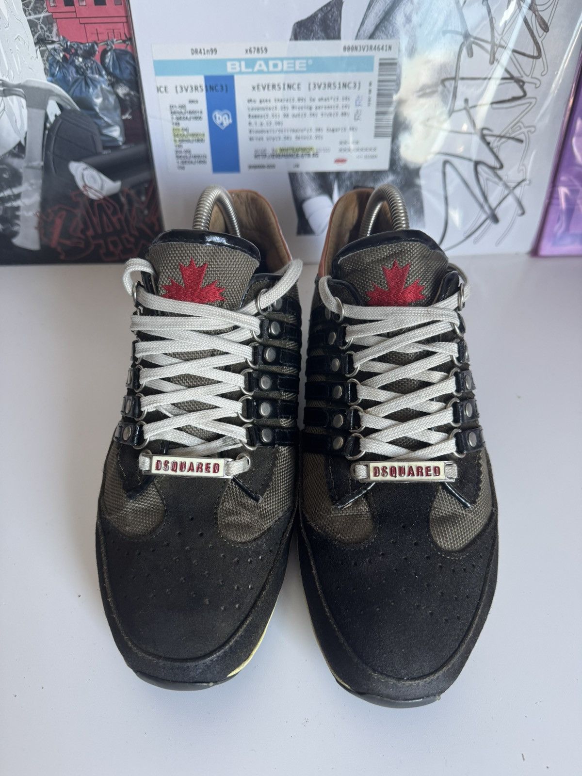Dsquared2 Dsquared2 low top Sneakers 00s Archive Maple Leaf Size US 8 / EU 41 - 3 Thumbnail