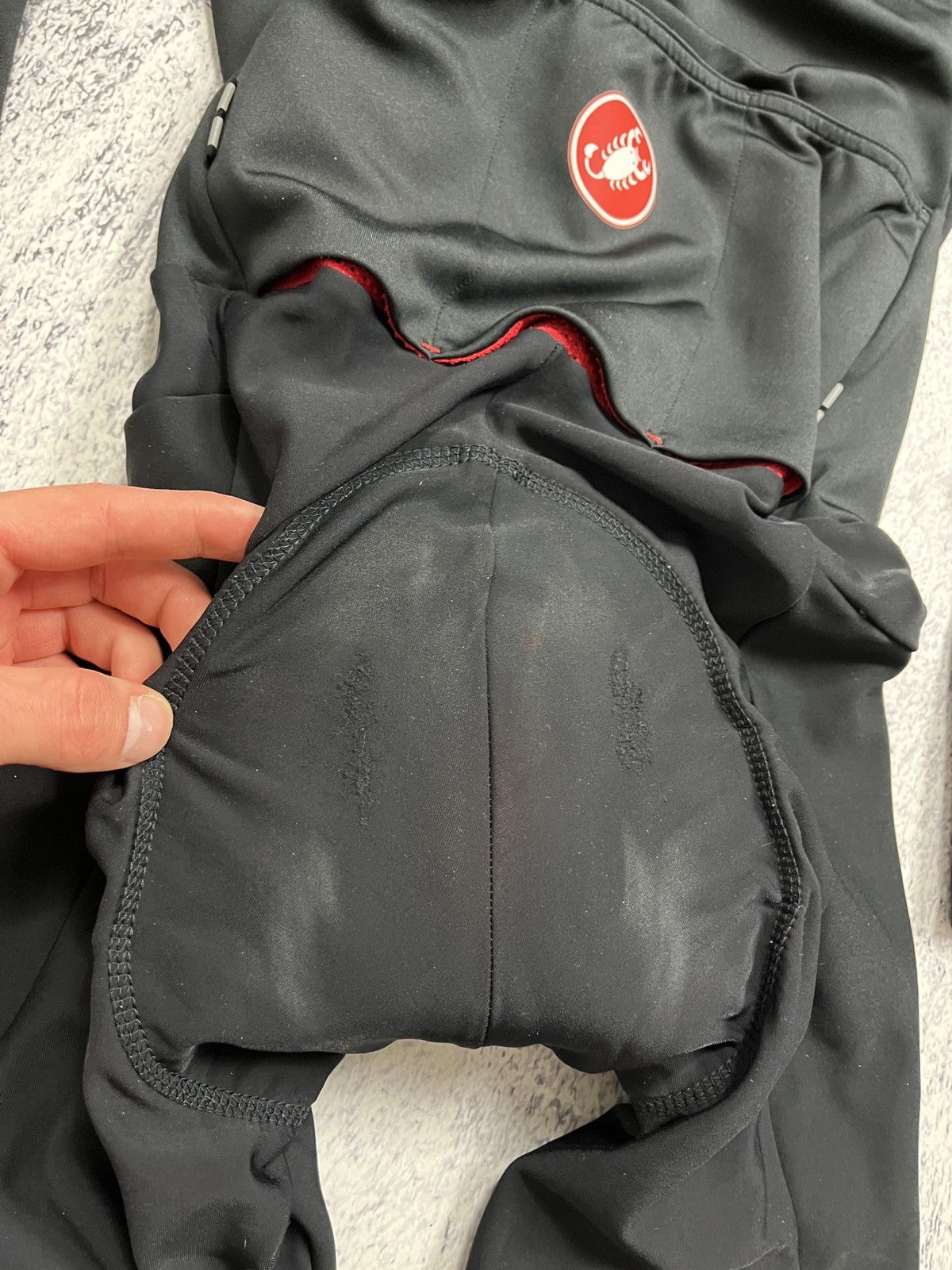 Other Castelli Cycling Jersey Thermosuit Gore Rosso Corsa Bibs Size US L / EU 52-54 / 3 - 18 Thumbnail