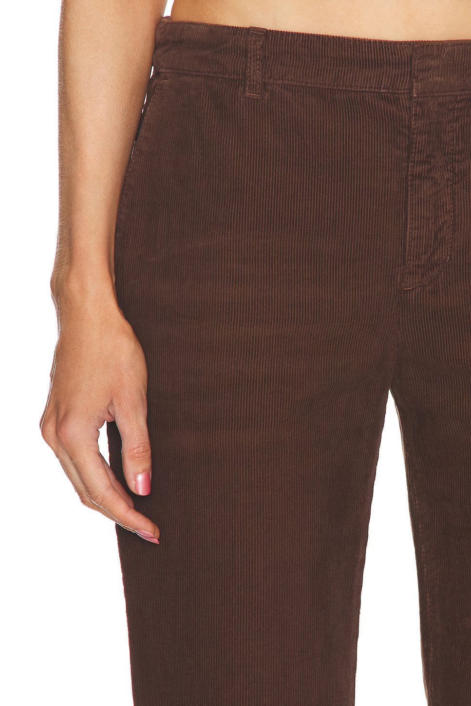 Saint Laurent Paris o1bcso1str1125 Bootcut Pants In Corduroy in Chocolate Brown Size 26" / US 2 / IT 38 - 6 Thumbnail