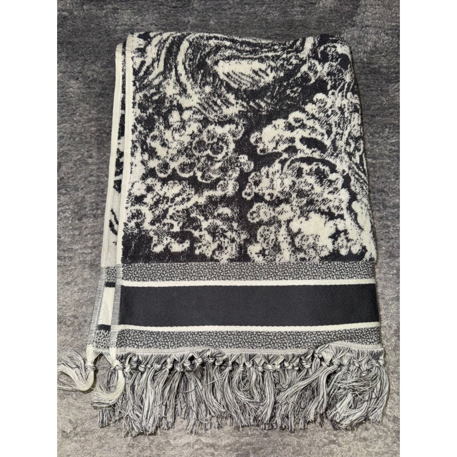 Dior Christian Dior Toile De Jouy Reverse Tassel Bath Beach Towel Size ONE SIZE - 5 Thumbnail