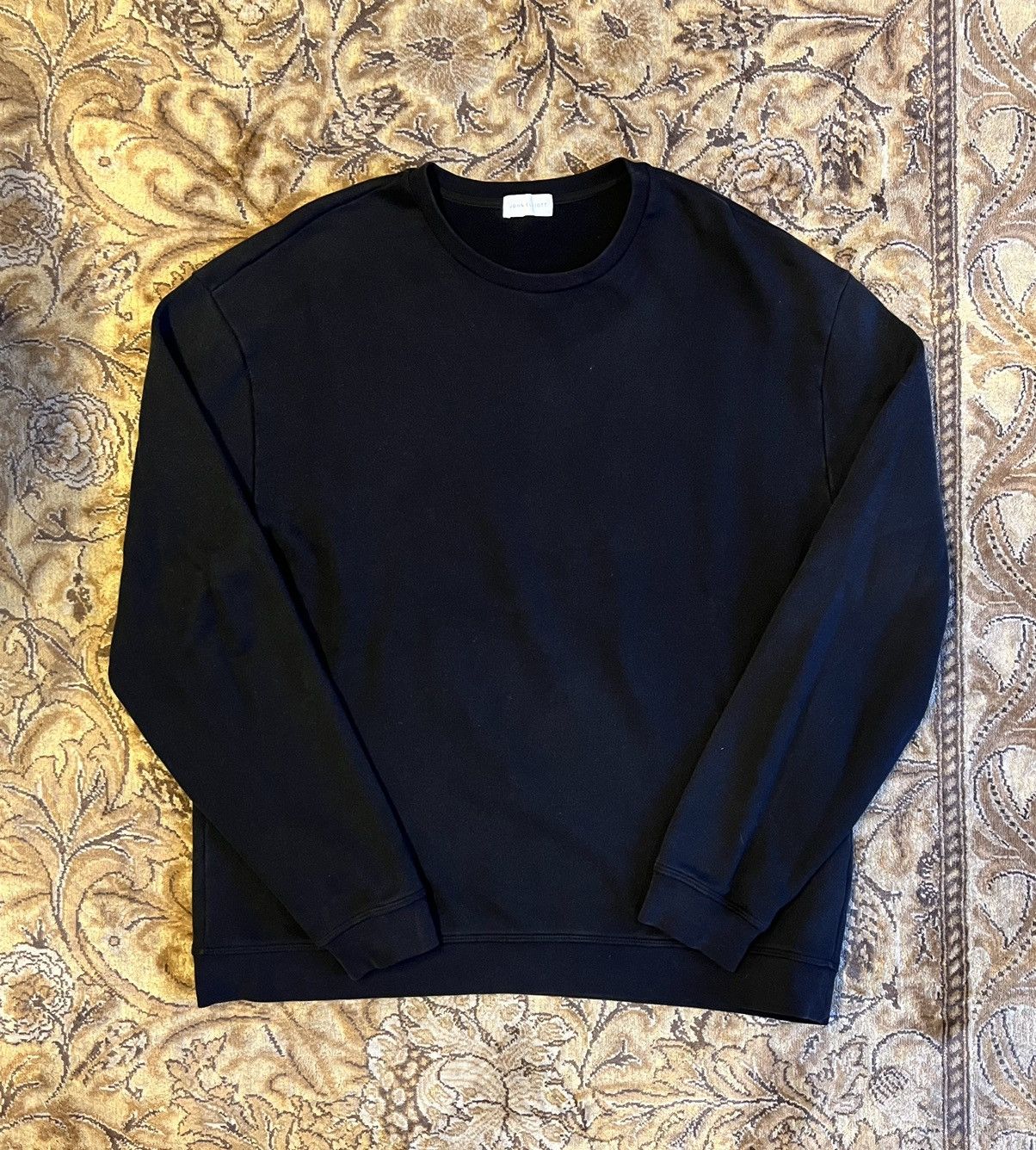 image of John Elliott John Elliot Oversized Crewneck in Black, Men's (Size 2XL)