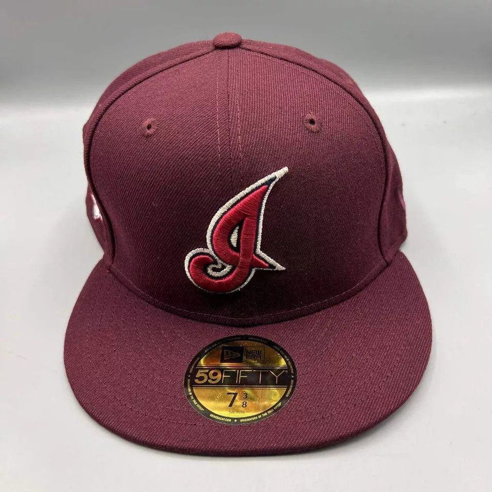 New Era Cleveland Guardians Hat Men 7 3/8 59Fifty New Era MLB Fitted Size ONE SIZE - 3 Thumbnail