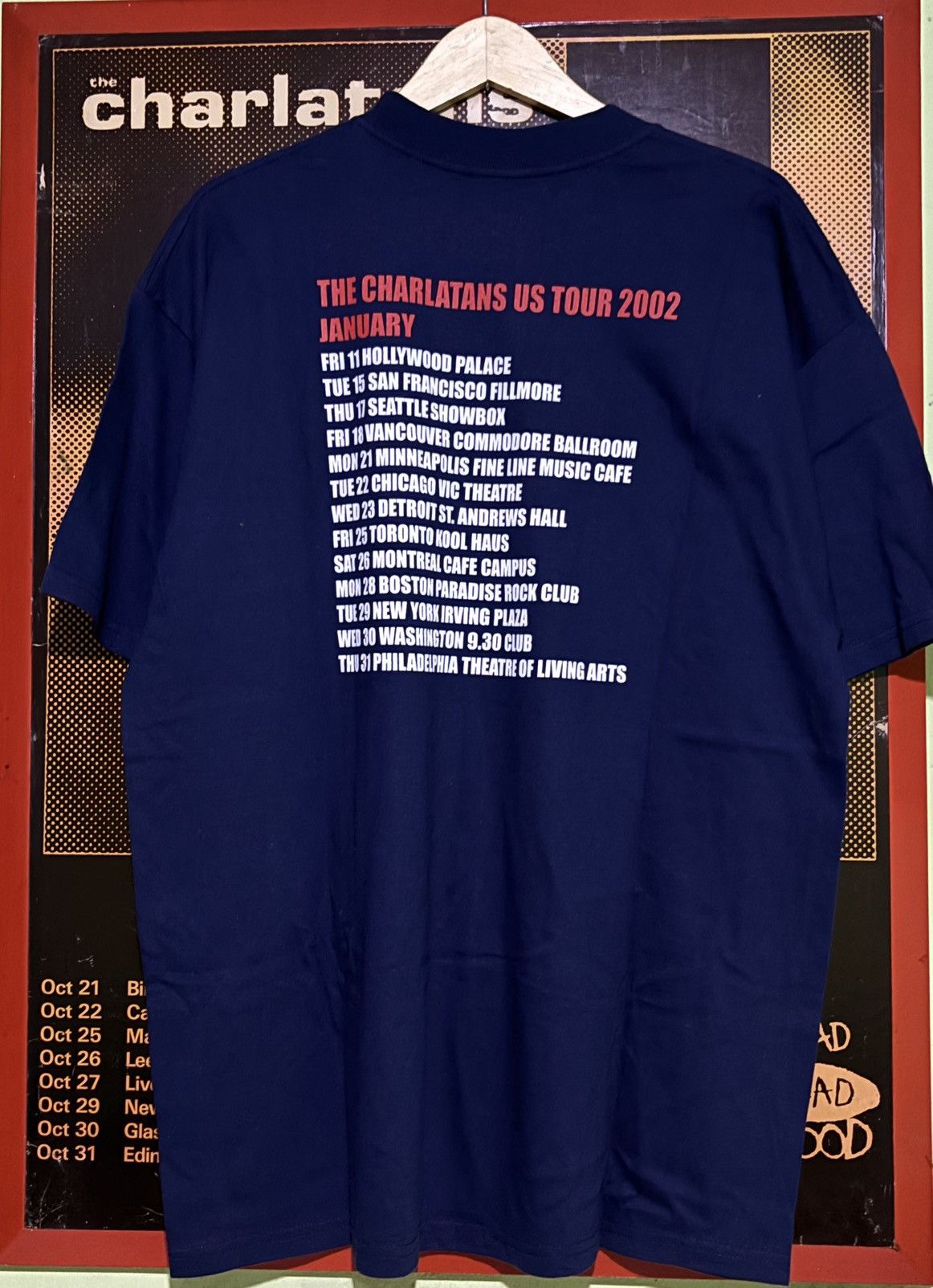 Band Tees vtg The Charlatans Shirt Britpop oasis the verve radiohead Size US XL / EU 56 / 4 - 2 Thumbnail