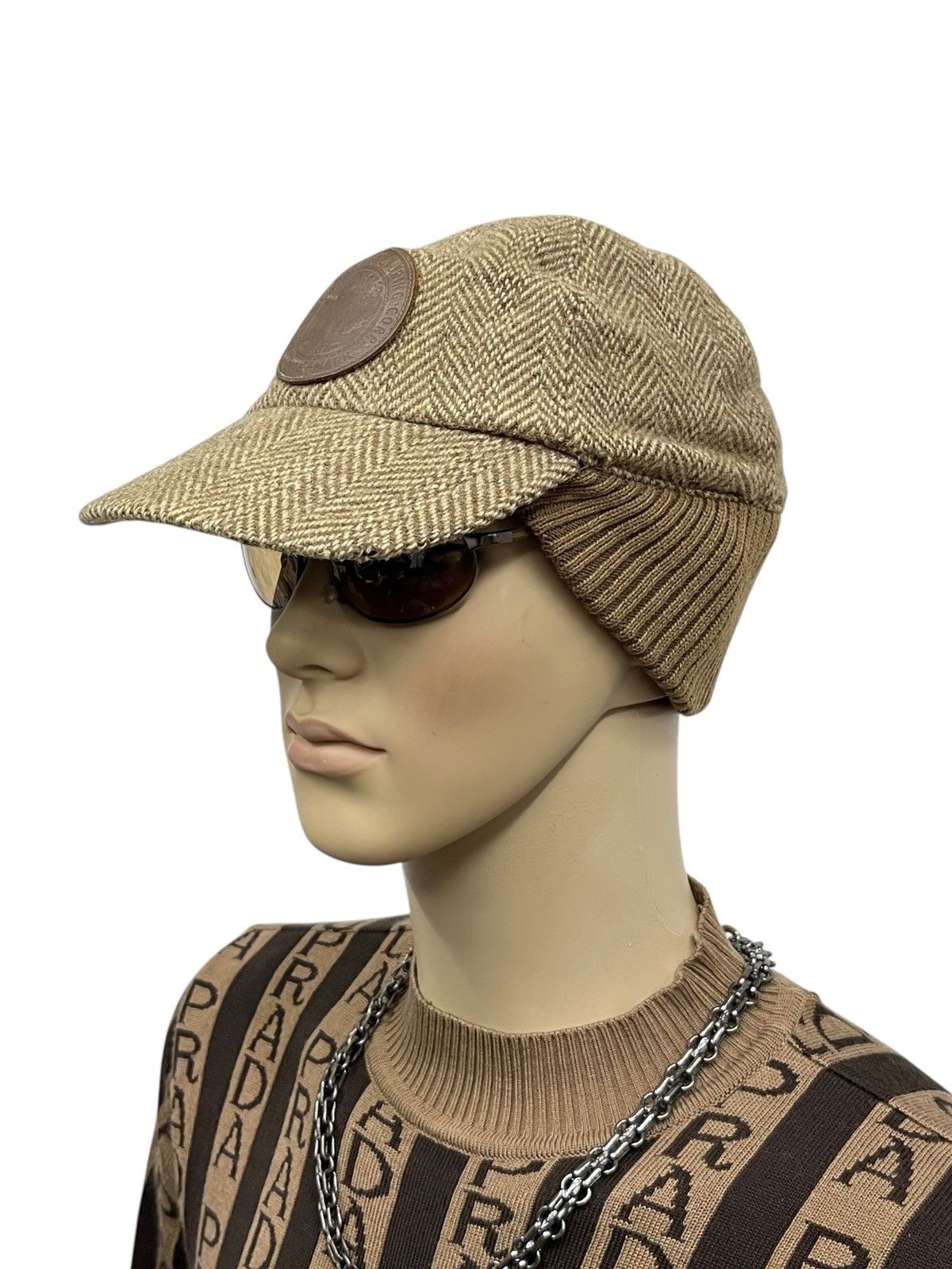 Polo Ralph Lauren Vintage Polo Ralph Lauren Wool Hat Leather Patch Size ONE SIZE - 3 Thumbnail