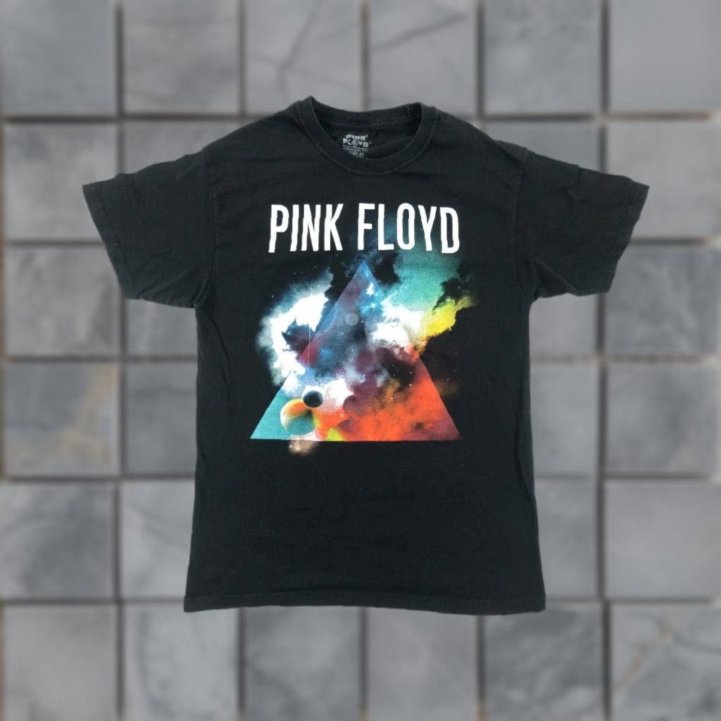 Vintage Pink Floyd Shirt Adult Medium Black Short Sleeve T-Shirt Music Retro Rock Mens M Black + Pink Floyd Band Tee Medium Mens Size US M / EU 48-50 / 2 - 1 Thumbnail