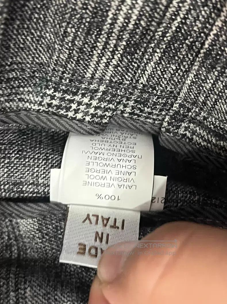 Brunello Cucinelli Brunello Cucinelli Gray Checkered Wool Trousers Size 25" / US 0 / IT 36 - 5 Thumbnail