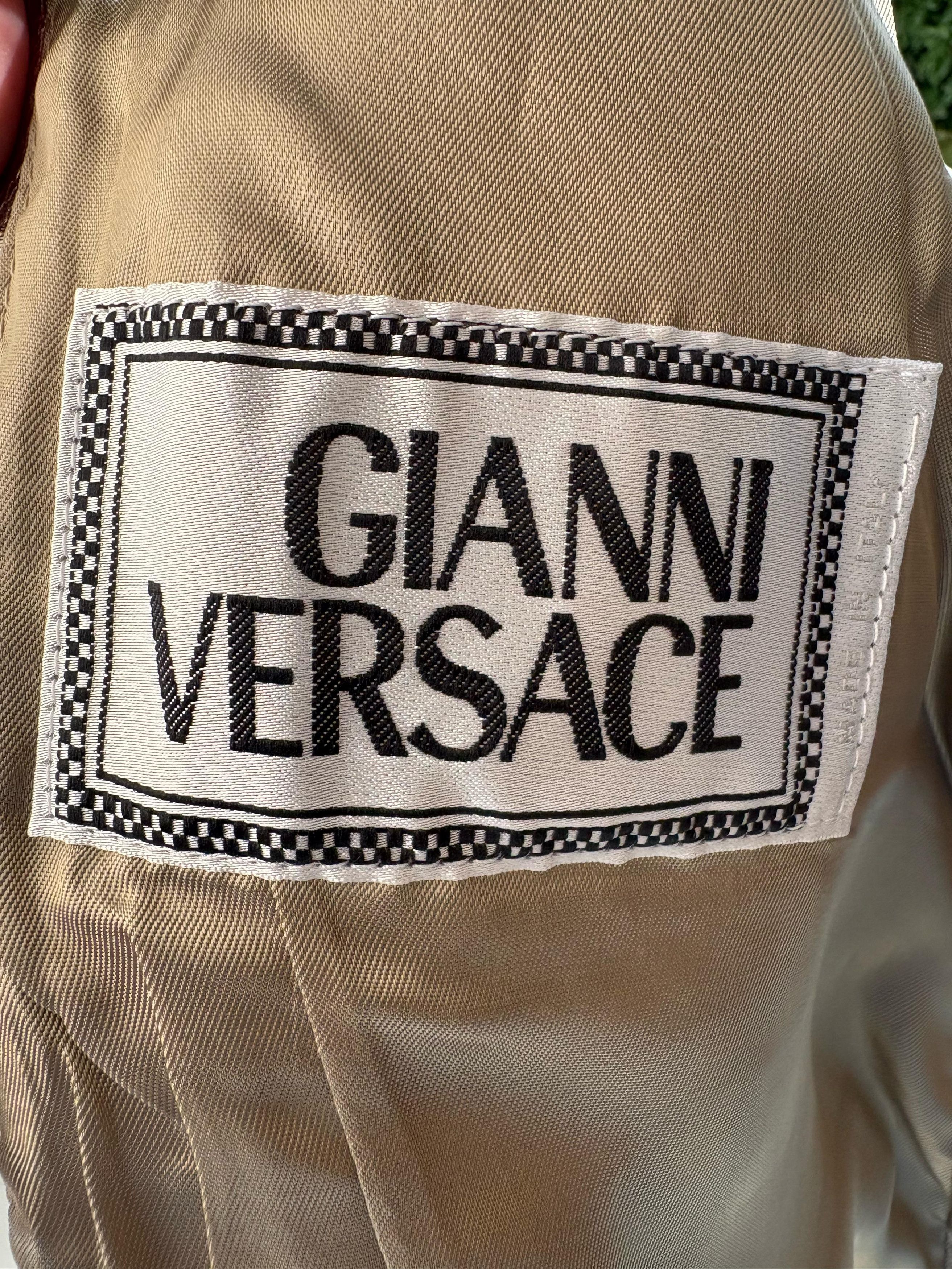 Versace Gianni Versace silver leather vintage vest Size US M / EU 48-50 / 2 - 11 Thumbnail
