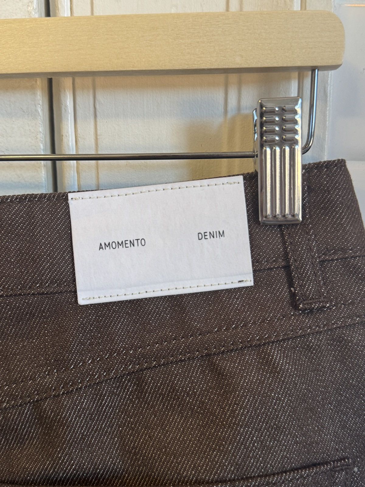 AMOMENTO Brown Zip-Fly Jeans Size US 30 / EU 46 - 5 Thumbnail