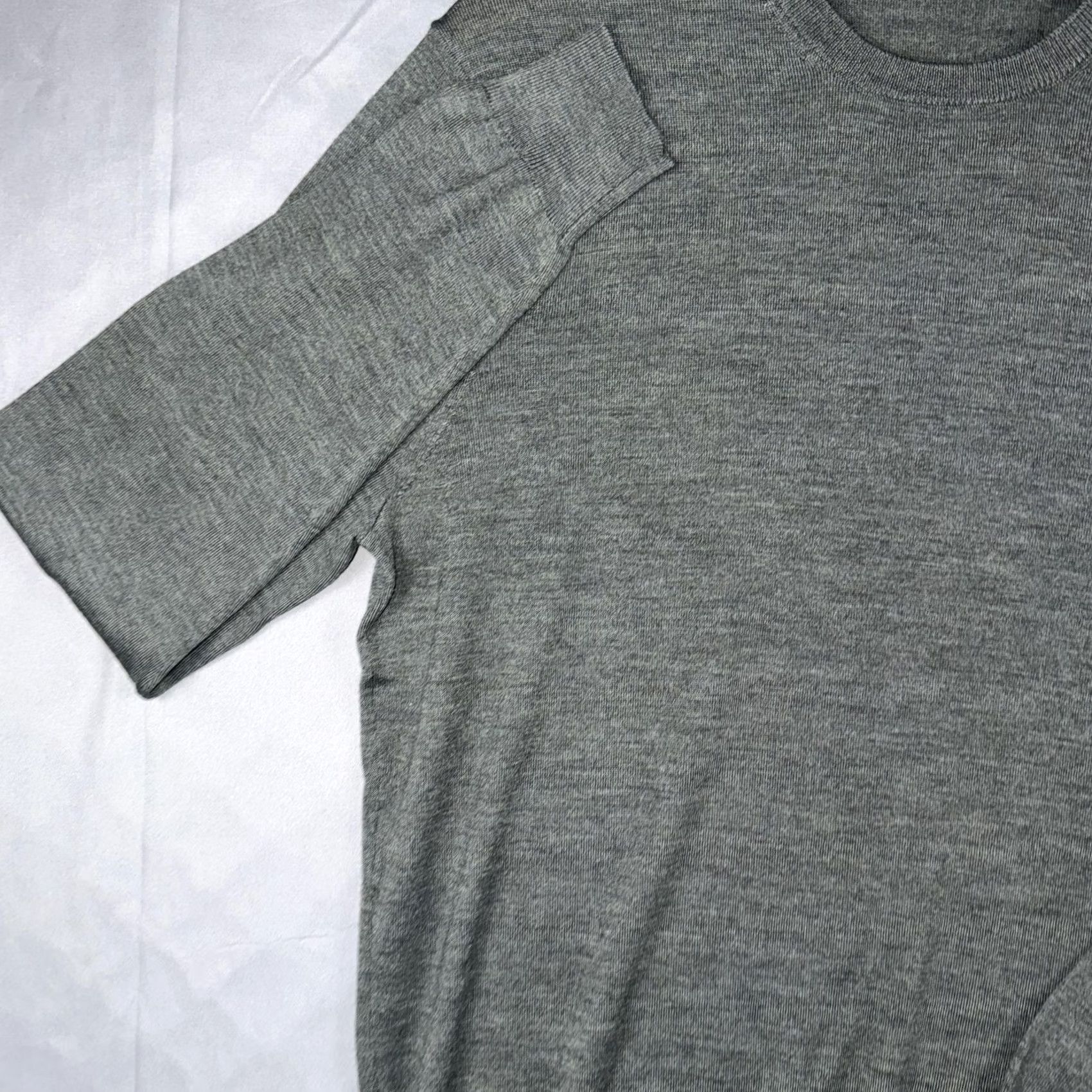 Suitsupply Suitsupply Sweater Mens Large Gray Merino Wool Crewneck Lightweight Pullover Size US L / EU 52-54 / 3 - 5 Thumbnail