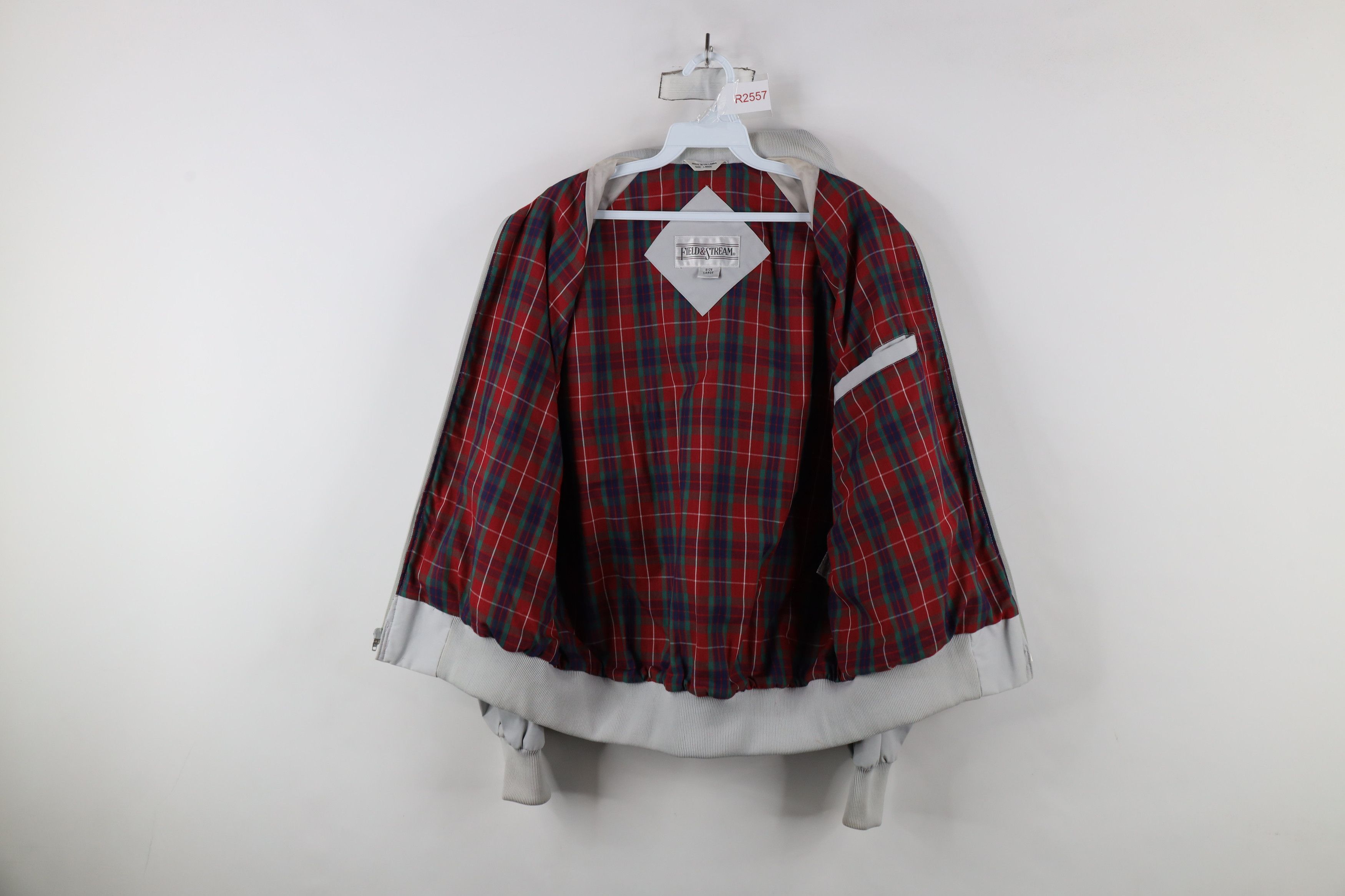 Vintage Vtg 70s 80s Streetwear Cafe Racer Bomber Jacket Gray Size US L / EU 52-54 / 3 - 7 Thumbnail