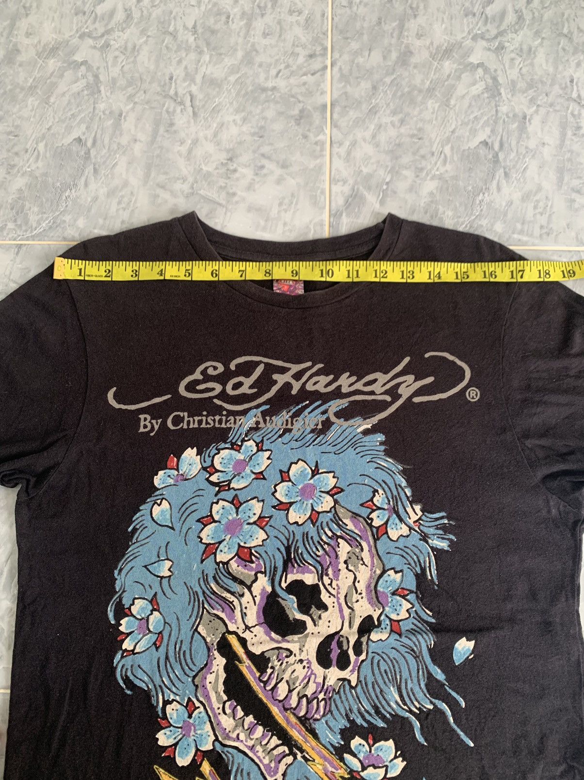 Ed Hardy Rare Steals Nice Printed Ed Hardy Tee Made in Usa Size US M / EU 48-50 / 2 - 7 Thumbnail