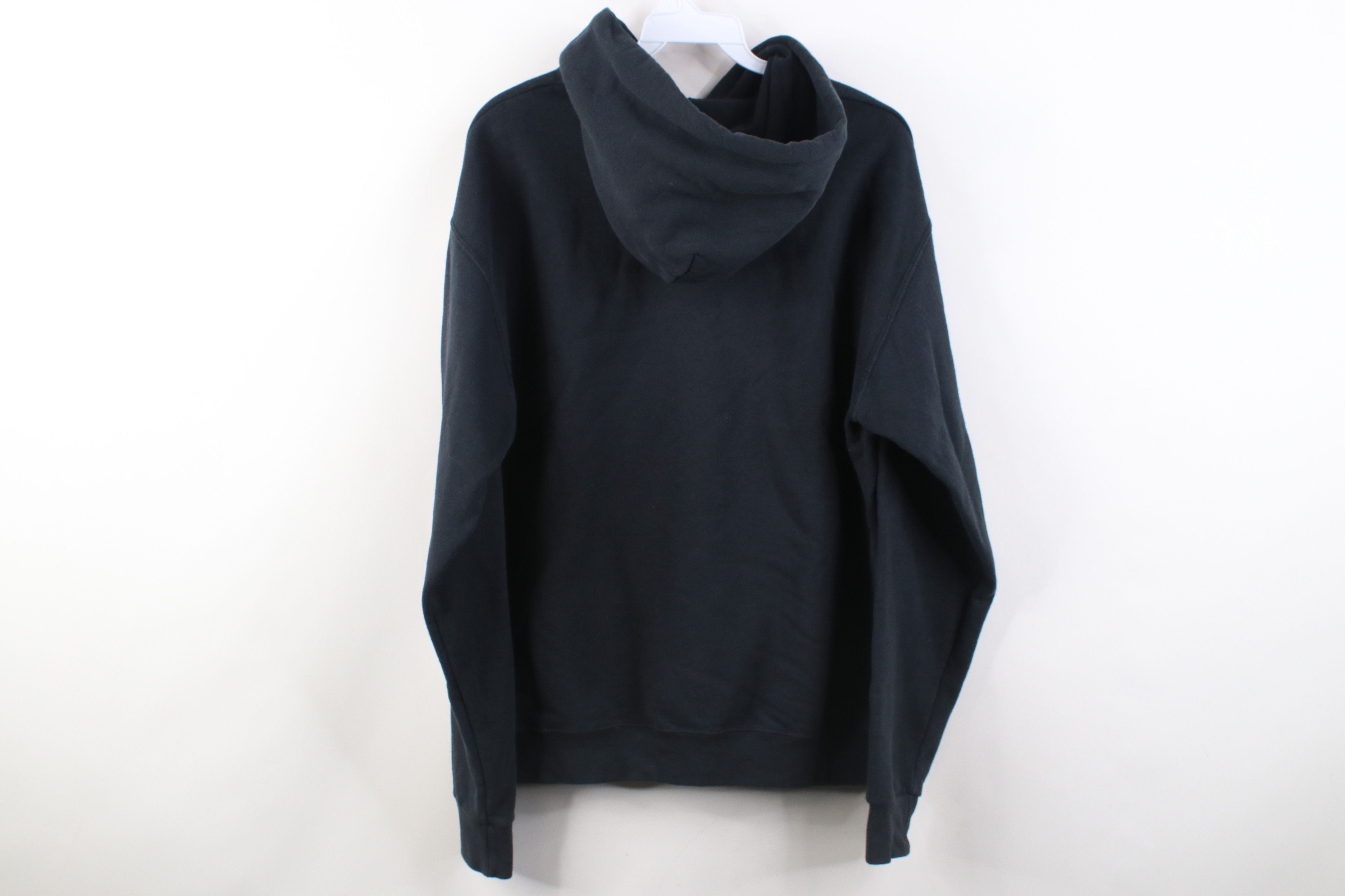 Vintage Vintage 90s Y2K Streetwear Blank Hoodie Sweatshirt Black Size US S / EU 44-46 / 1 - 12 Thumbnail