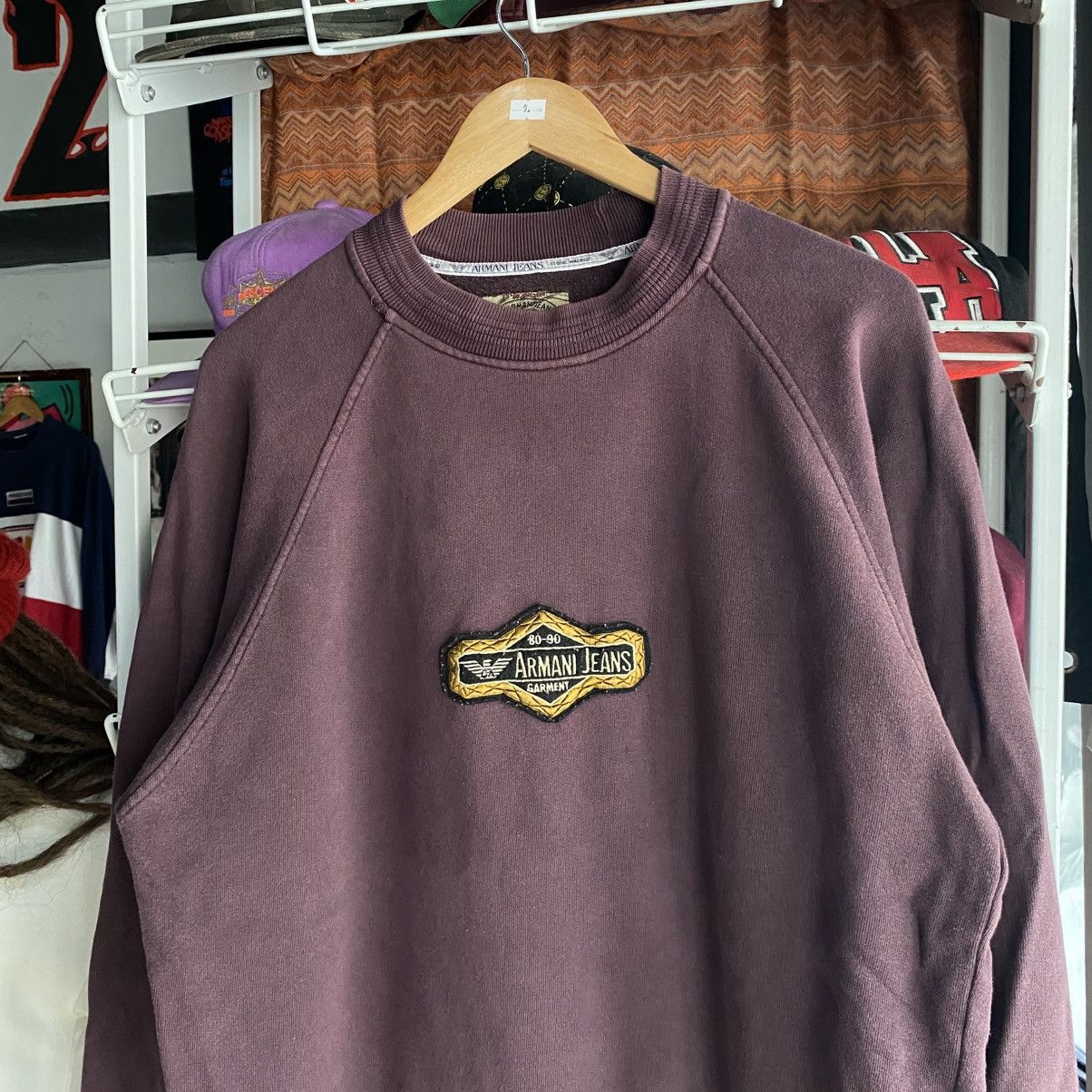 Giorgio Armani Giorgio Armani jeans vintage patches centre logo sweatshirt Size US M / EU 48-50 / 2 - 3 Thumbnail