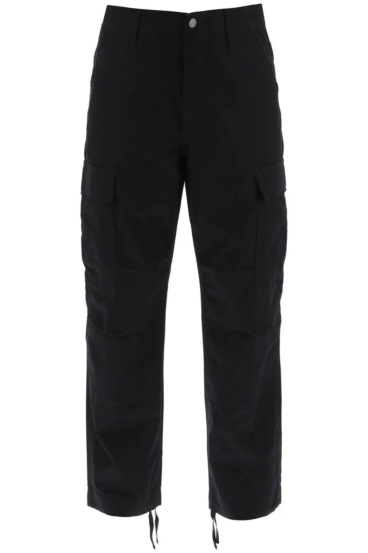 Image of Carhartt Wip O1S22I1N0224 Regular Cotton Ripstop Cargo Pant In Black, Men's (Size 31)