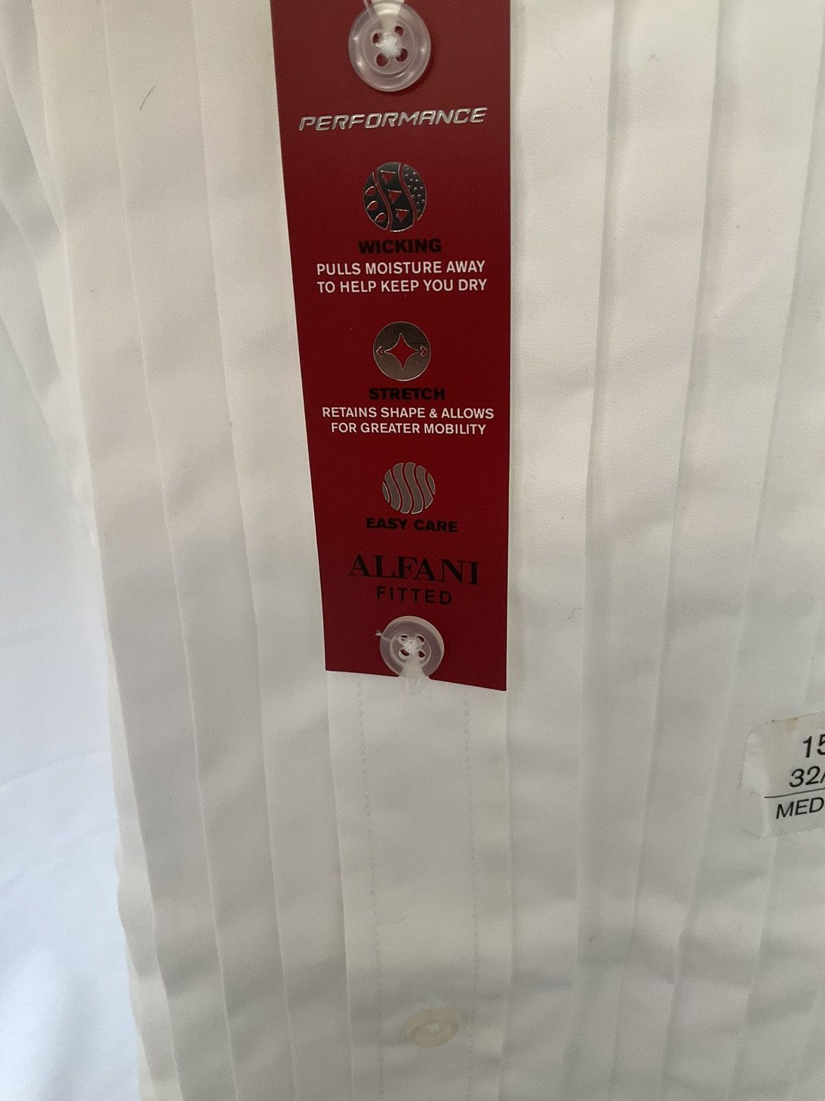 Alfani × Other × Vintage Alfani Fitted Formal Long Sleeve New Retail $52 Size 36S - 4 Thumbnail