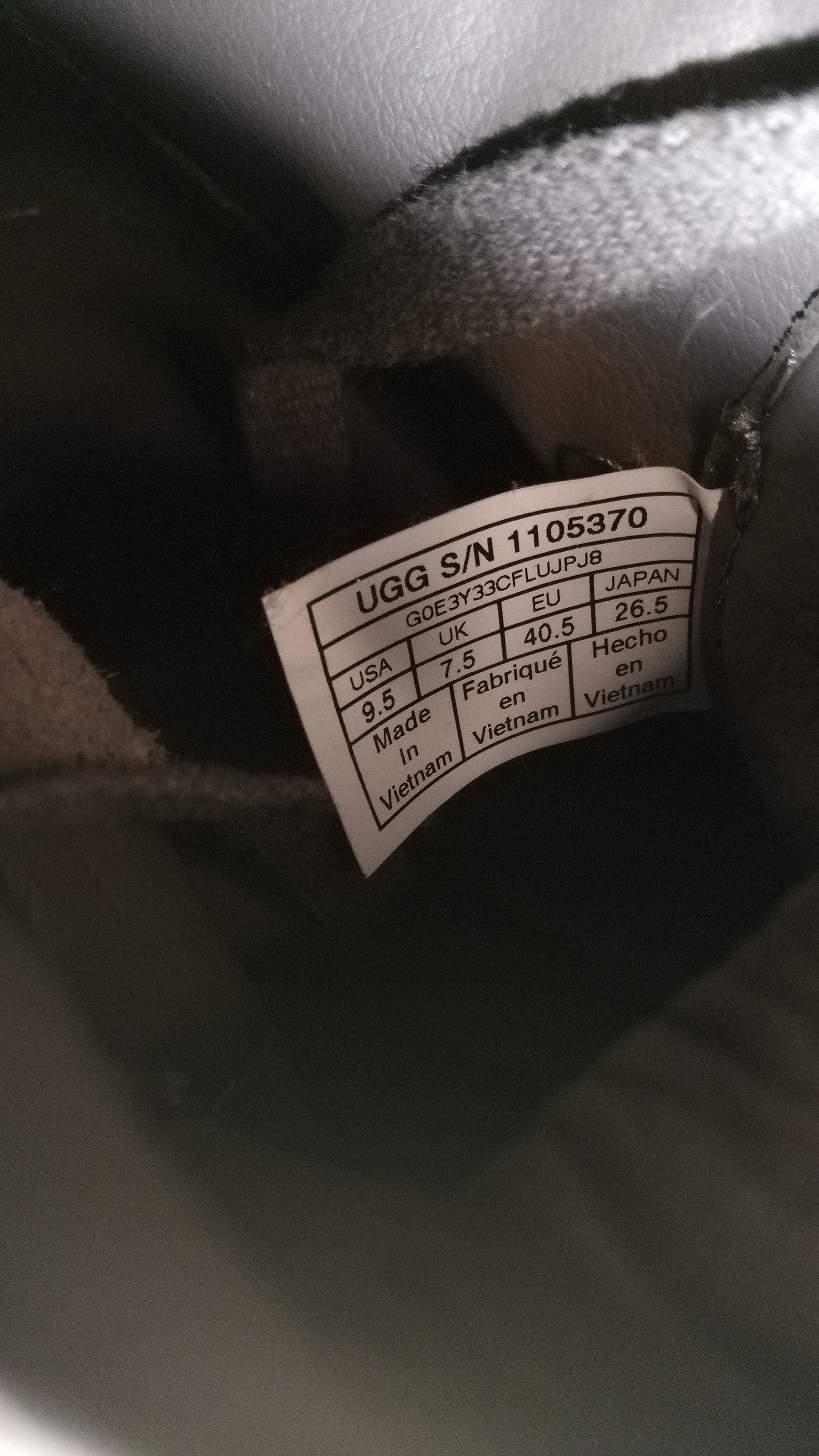 Ugg UGG Australia Olli Suede Leather Gray High Top Sneaker Size US 9.5 / IT 39.5 - 3 Thumbnail