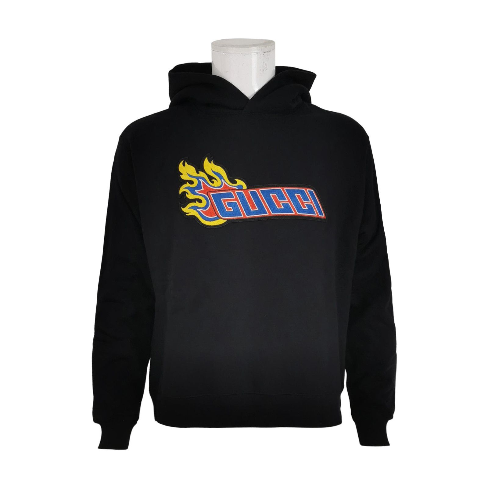 Gucci Gucci Flame Logo Patch Hoodie US XS Size US XS / EU 42 / 0 - 1 Thumbnail
