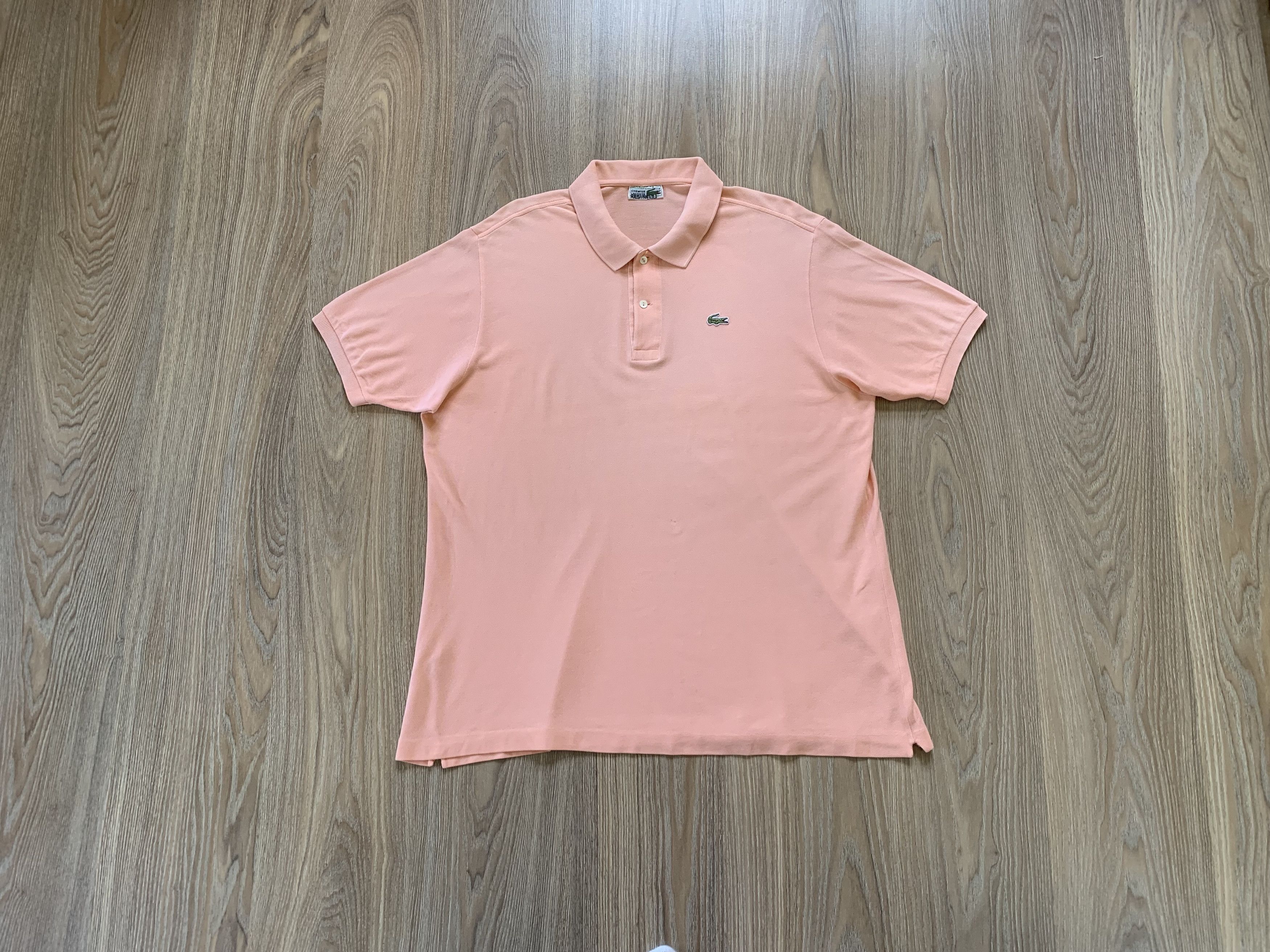 Lacoste × Vintage Vintage Chremise Lacoste Pink Polo T Shirt Size US L / EU 52-54 / 3 - 1 Thumbnail