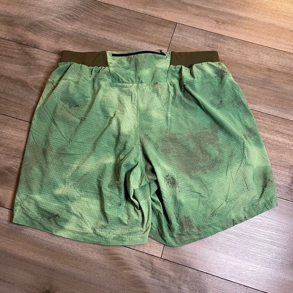 Rei REI Green Patten Athletic Workout Shorts Men Medium Bin G-42 Size US 31 - 5 Thumbnail