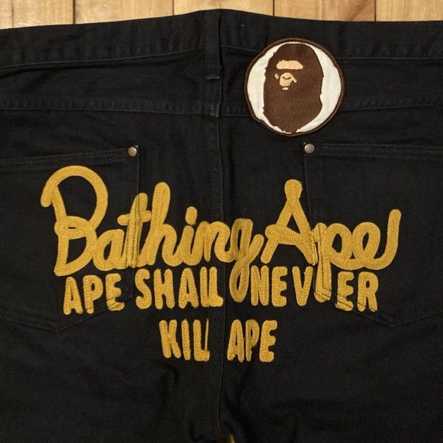 Bape × Champion BAPE Champion embroidered pants a bathing ape NIGO ★size L Size US 34 / EU 50 - 3 Thumbnail