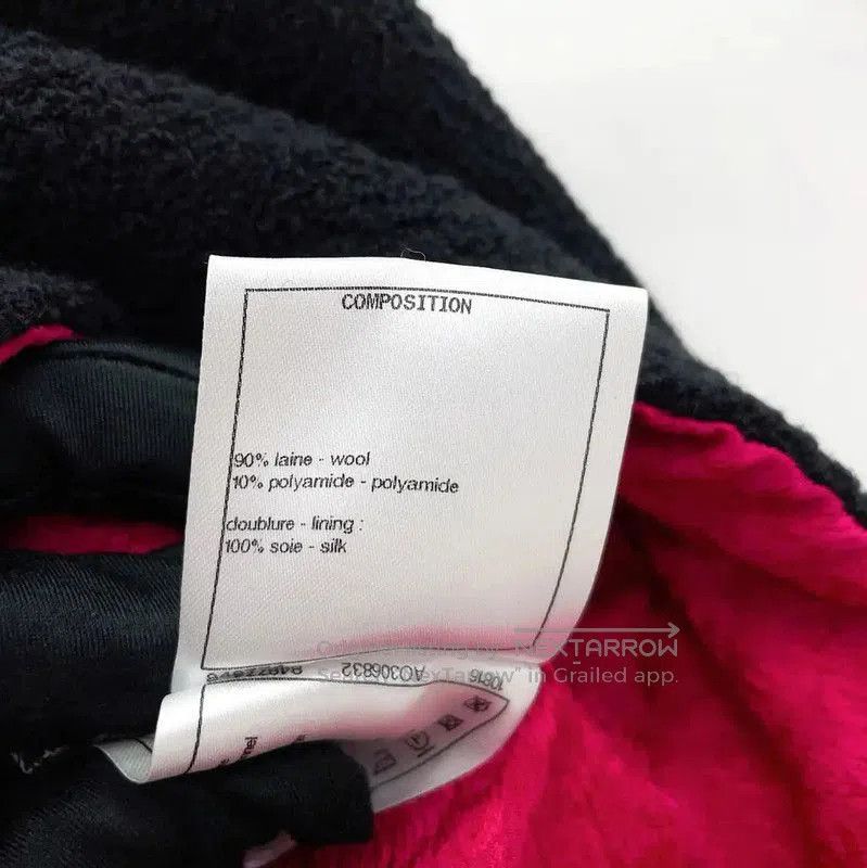Chanel Chanel Black Wool Blend Cropped Jacket . Size S / US 4 / IT 40 - 9 Thumbnail