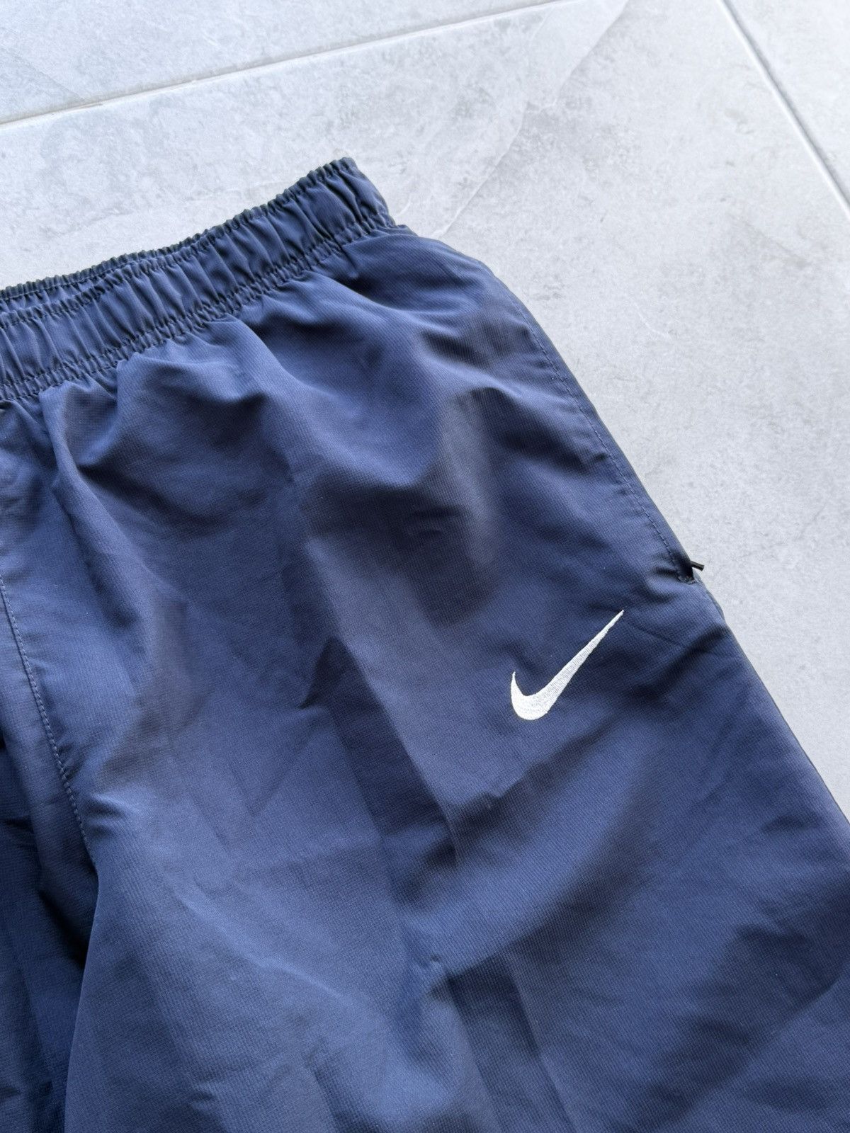 Nike Vintage 00s Nike Baggy Nylon Track Pants Size US 34 / EU 50 - 2 Thumbnail