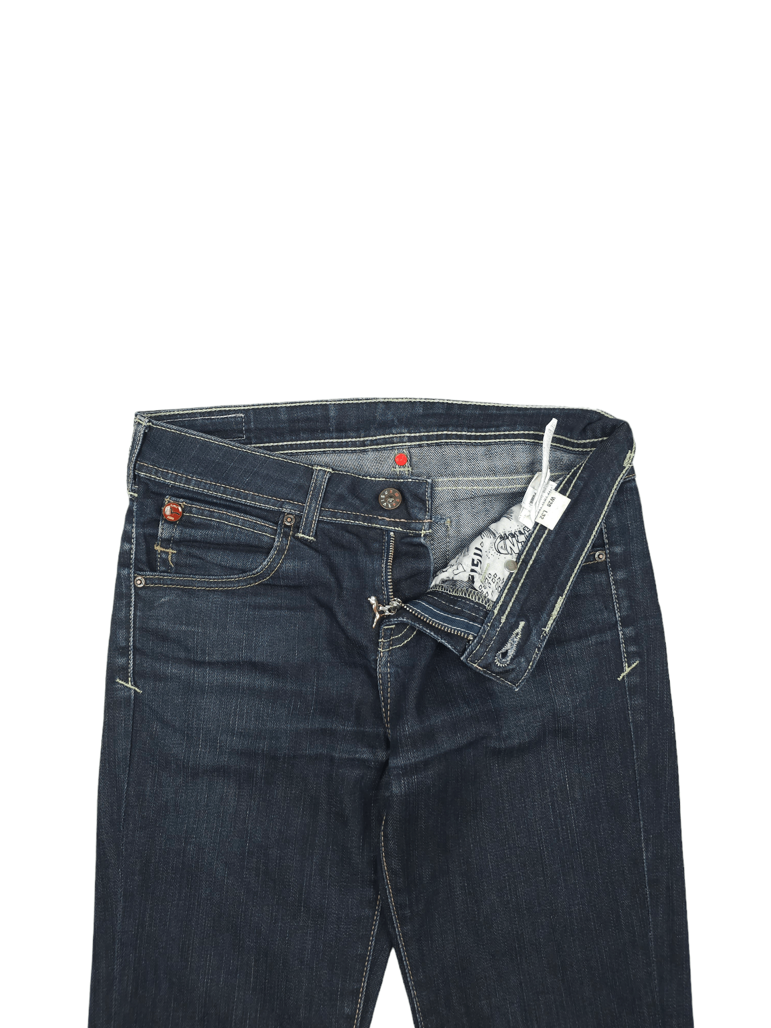 Evisu × Vintage 💎 28/32 Evisu X Puma Skinny Women's Denim Jeans Y2K Size 28" / US 6 / IT 42 - 11 Thumbnail