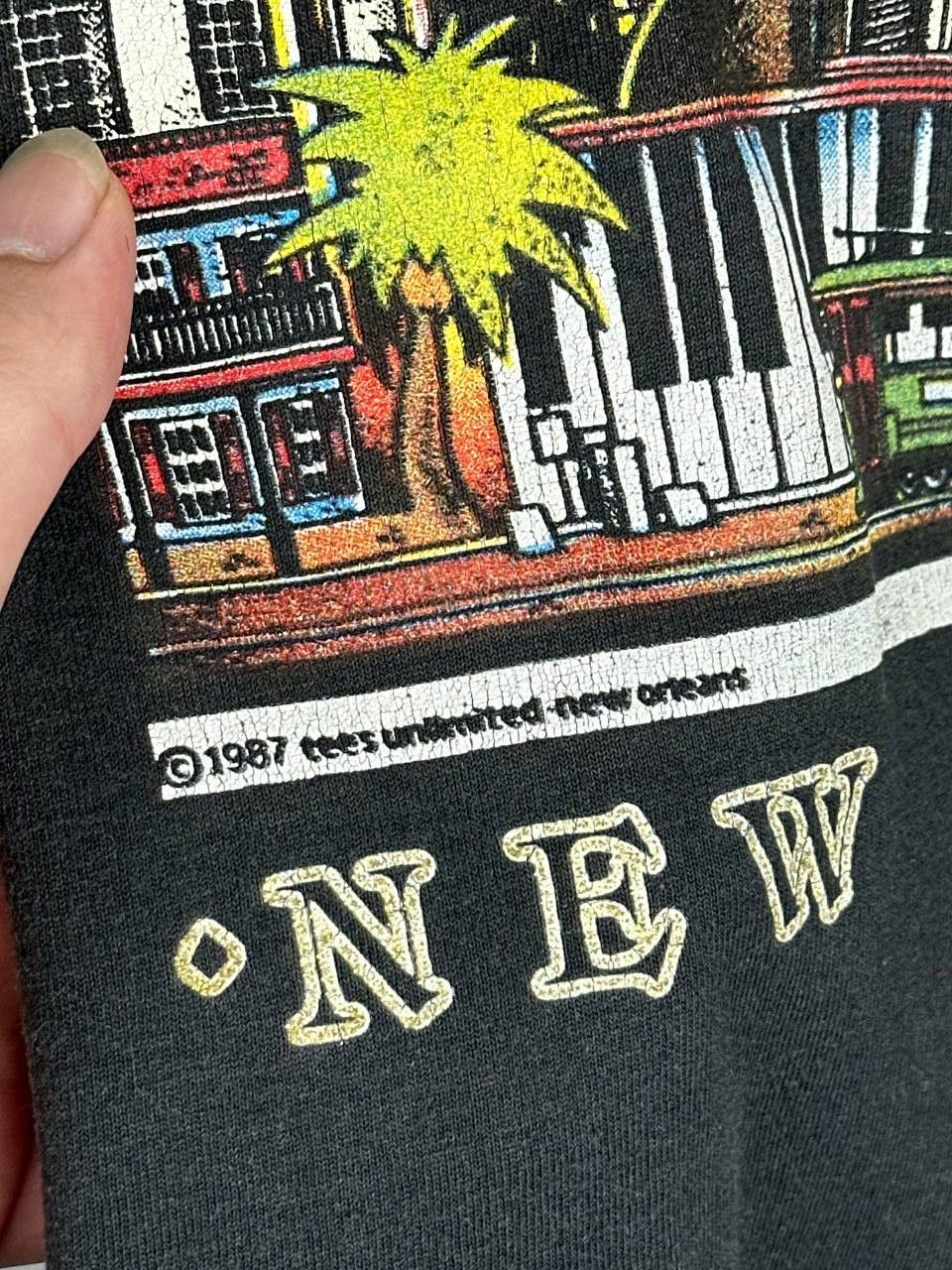 Band Tees Vintage 80s 1987 New Orlean The City of Jazz Tee Size US M / EU 48-50 / 2 - 5 Thumbnail