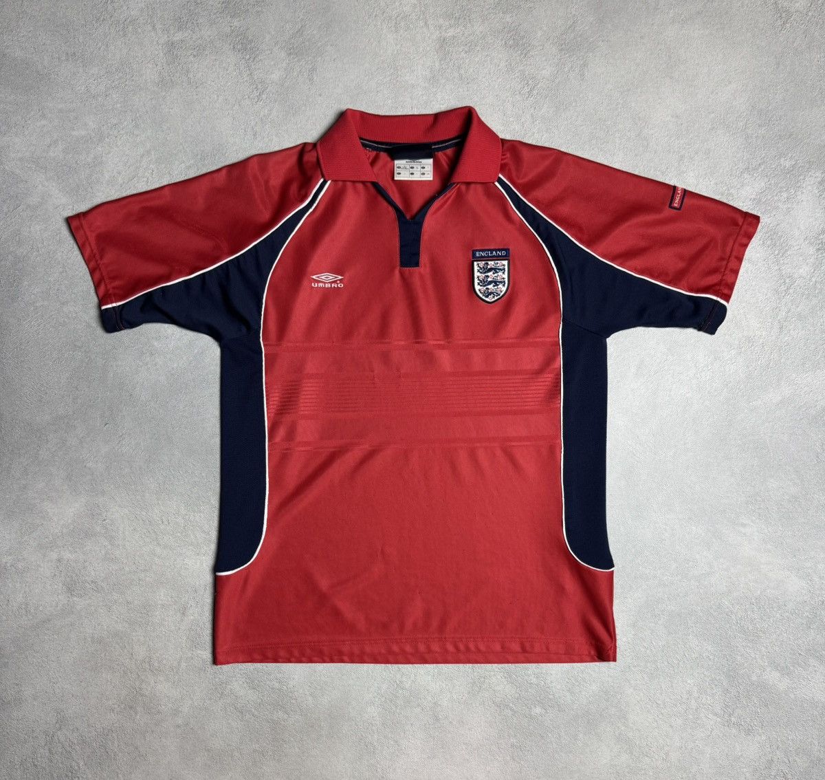 Umbro England 2000 2001 Training Shirt Soccer Jersey Umbro Vintage Size US L / EU 52-54 / 3 - 1 Thumbnail