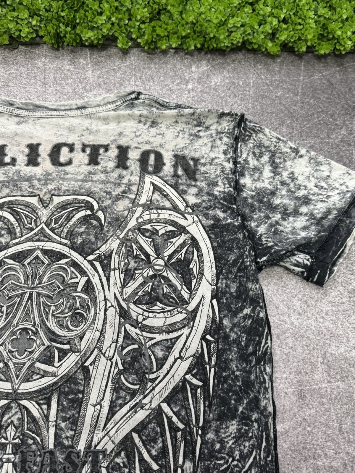 Affliction Vintage Y2K Affliction Reversible Tee Shirt Size US M / EU 48-50 / 2 - 14 Thumbnail