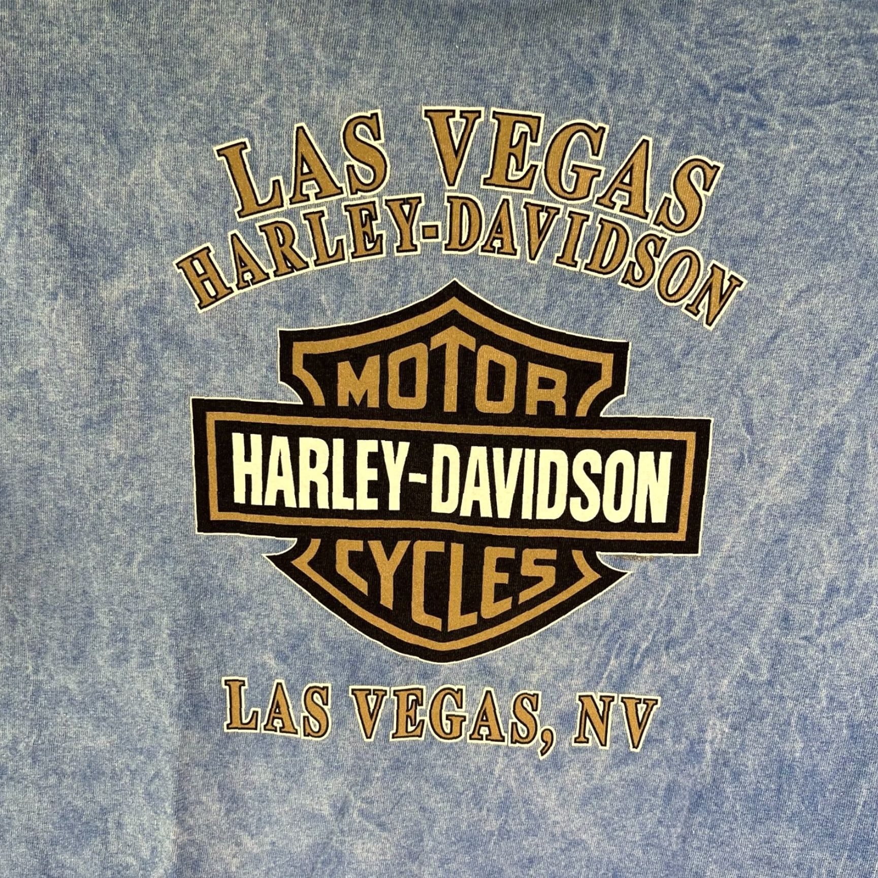 Harley Davidson VINTAGE Harley-Davidson Mens Blue Tee XL T-Shirt Graphic Pocket Logo Crew Neck Short Sleeve Size US XL / EU 56 / 4 - 2 Thumbnail