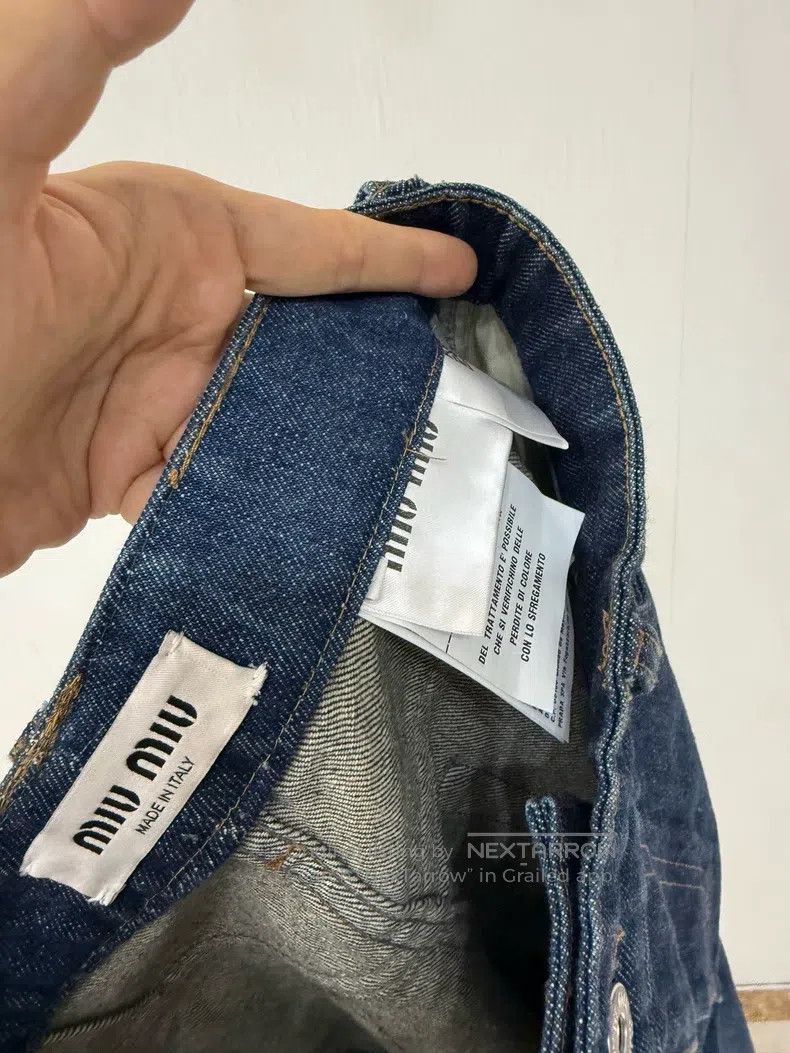 Miu Miu Miu Miu 24 Classic letter pocket jeans Size 24" / US 00 / IT 34 - 4 Thumbnail