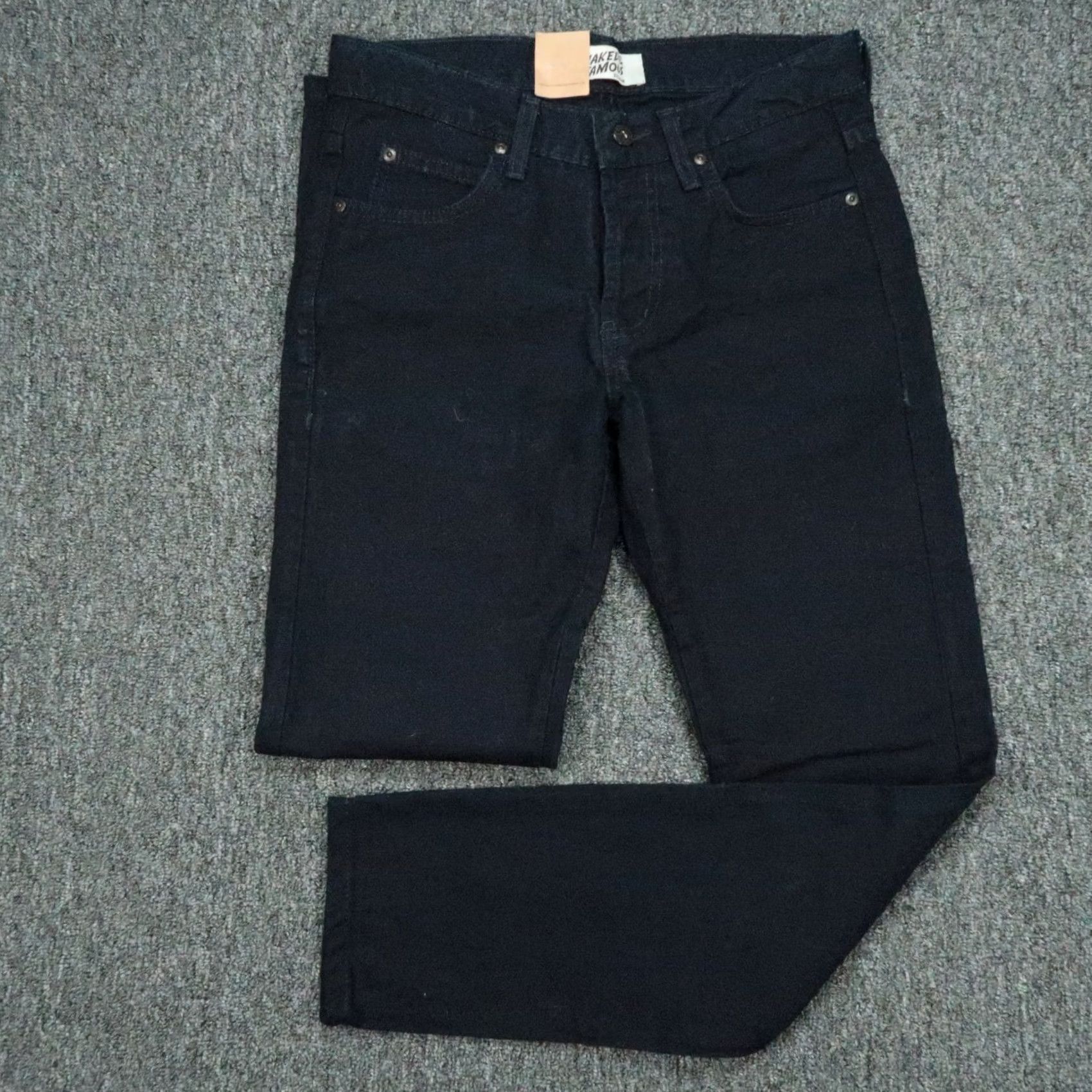 Vintage Naked & Famous Denim Jeans Mens 30x30 Indigo Tradition Super Guy Japanese Duck Canvas Slim 5-Pocket Denim Jeans Blue Cotton Size US 30 / EU 46 - 2 Thumbnail