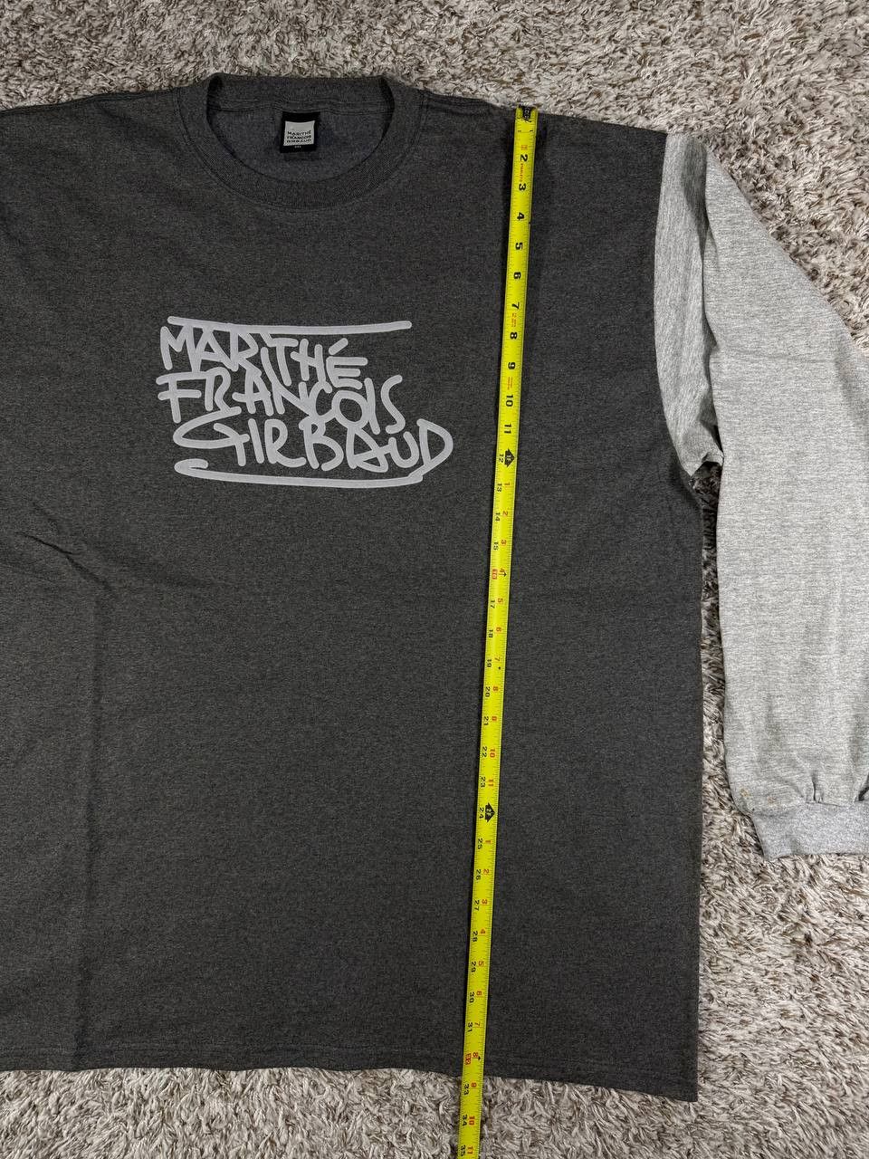 Marithe + Francois Girbaud Marithé François Girbaud Graffiti Script Logo Long Sleeve Size US XXL / EU 58 / 5 - 6 Thumbnail