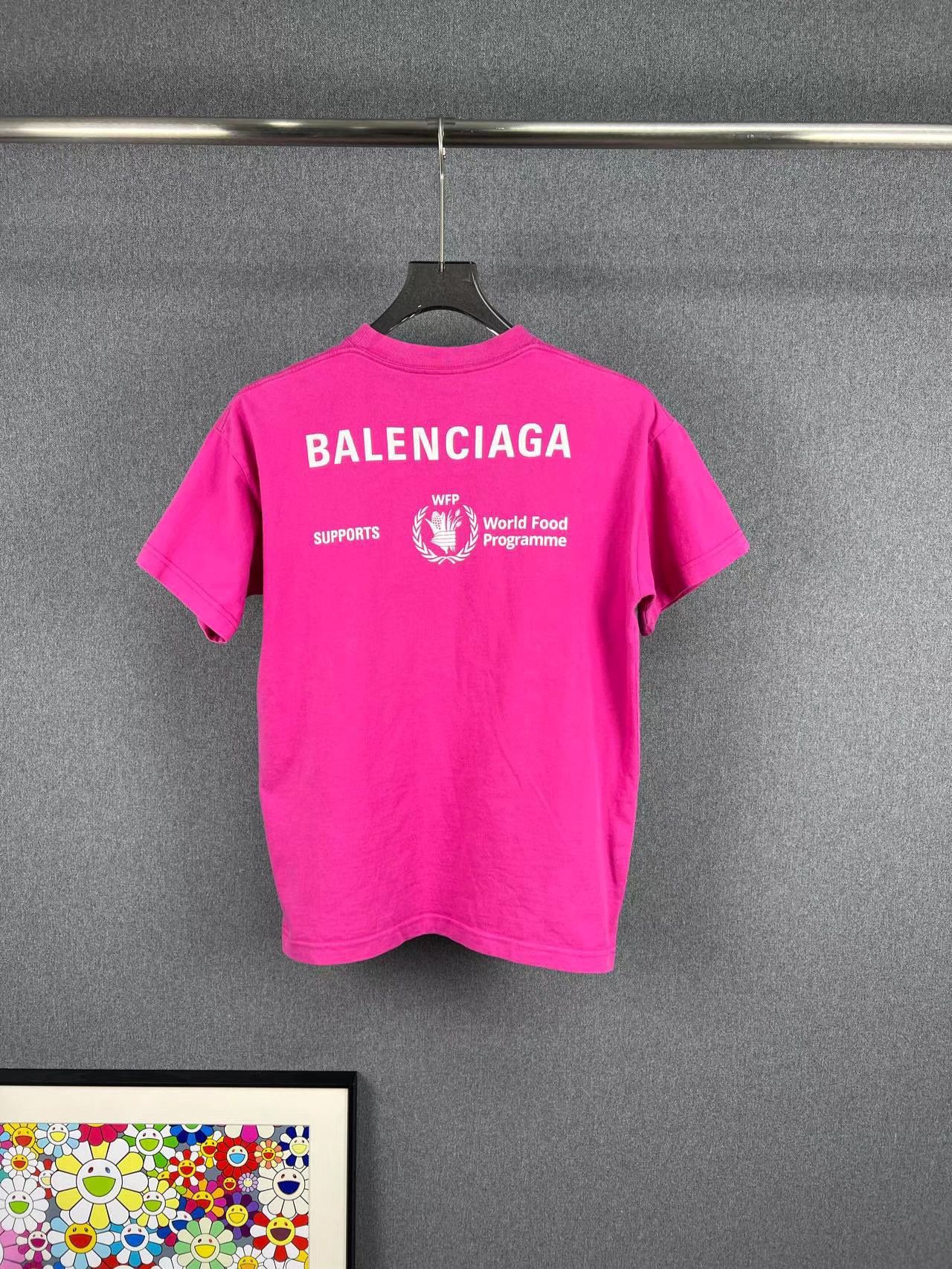 Balenciaga BALENCIAGA Pink Short Sleeve T-shirt K1 Size XS / US 0-2 / IT 36-38 - 2 Thumbnail