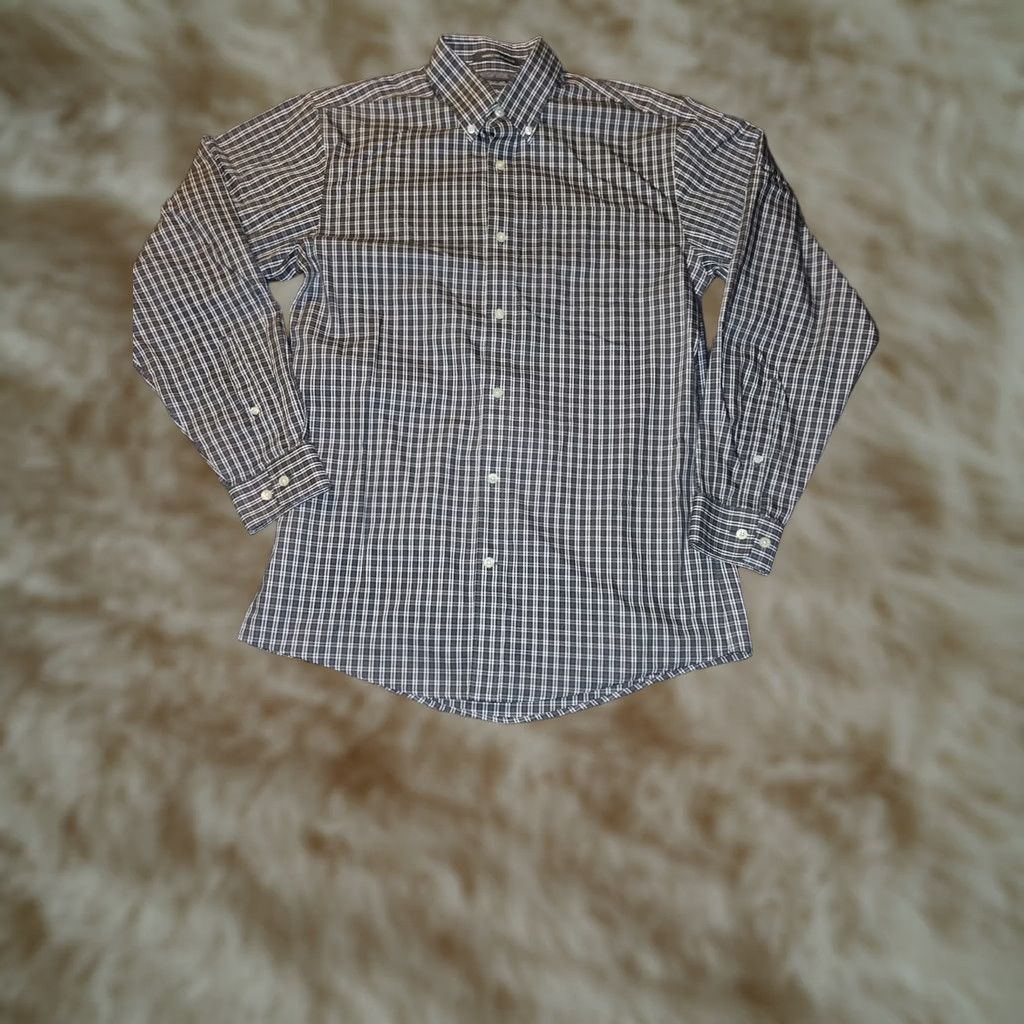 Eddie Bauer Eddie Bauer Button-Down Shirt Men's Small Plaid Wrinkle Free Relaxed Fit Casual Size US S / EU 44-46 / 1 - 1 Thumbnail
