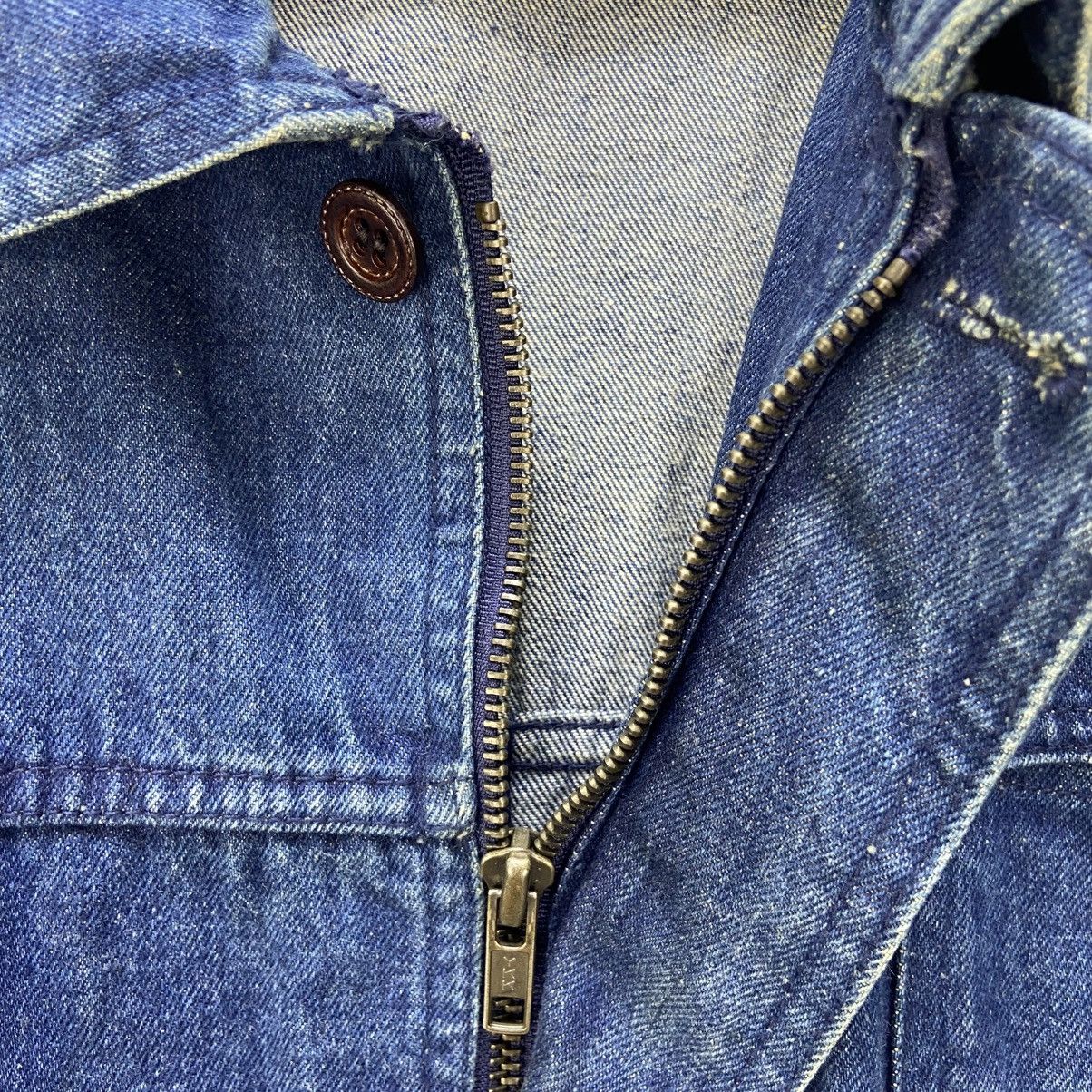Trussardi Vintage Trussardi Oversize Loose Bomber Style Denim Jacket Size US S / EU 44-46 / 1 - 14 Thumbnail