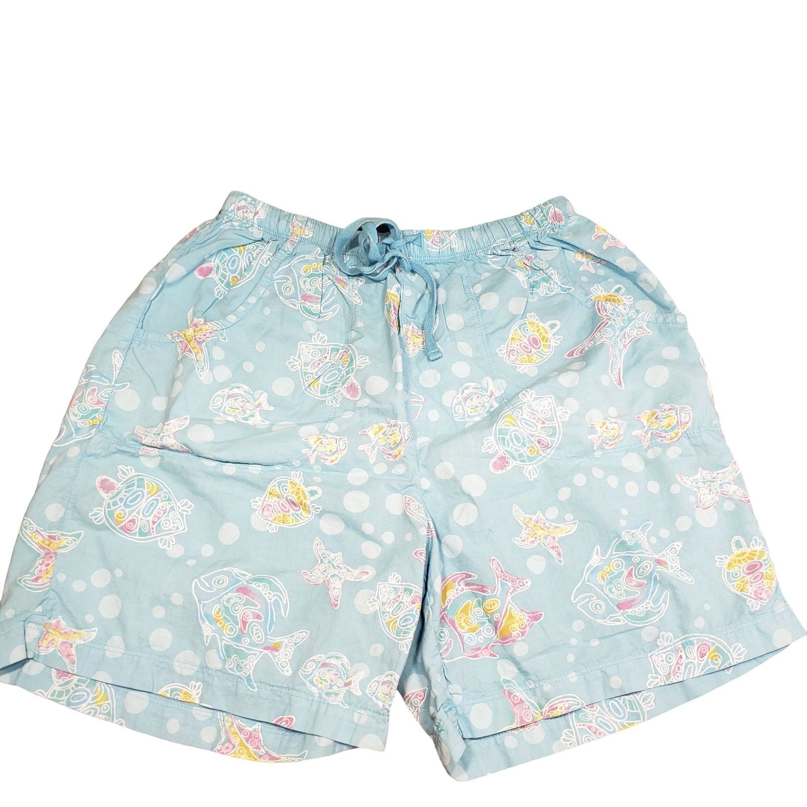 Other Freshly Produce Womens Pj Set Size Small 100% Cotton Sea Tur Size 28" / US 6 / IT 42 - 5 Thumbnail