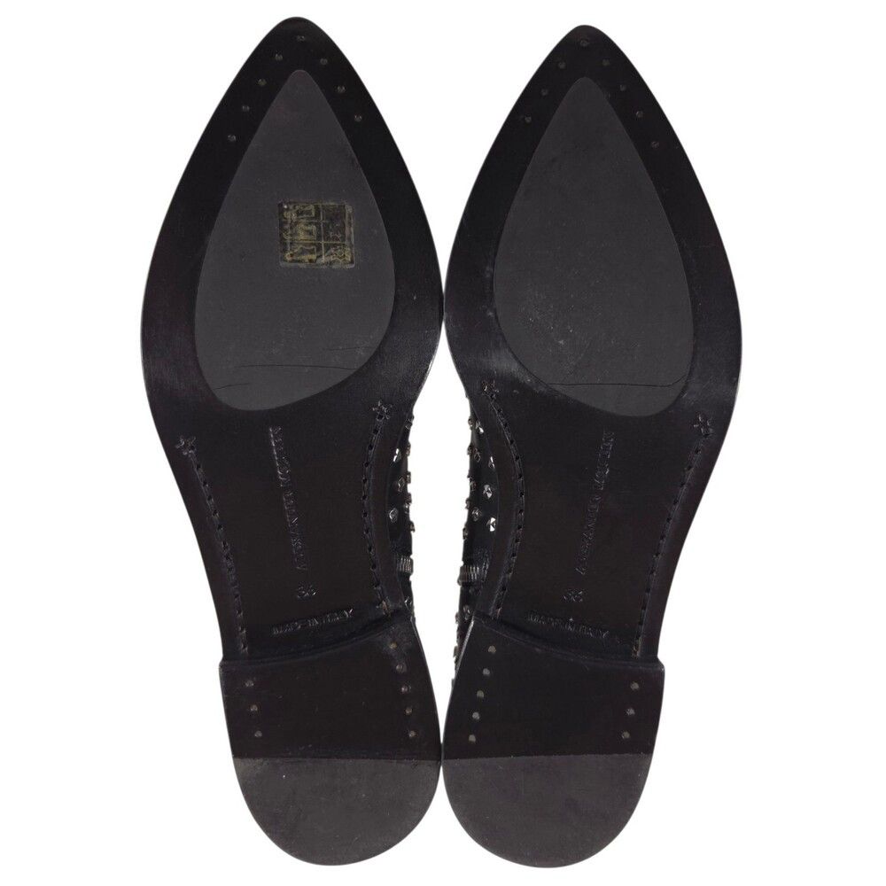 Alexander McQueen Alexander McQueen Studded Boots US 6 EU 36 Womens Black Sil Size US 6 / IT 36 - 8 Thumbnail