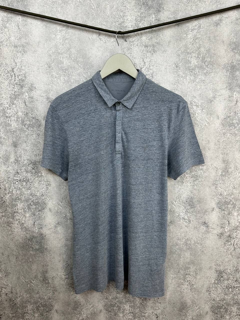 Allsaints AllSaints Tonic Panel Polo Shirt SS Cotton Blend Minimalist Size US S / EU 44-46 / 1 - 1 Thumbnail