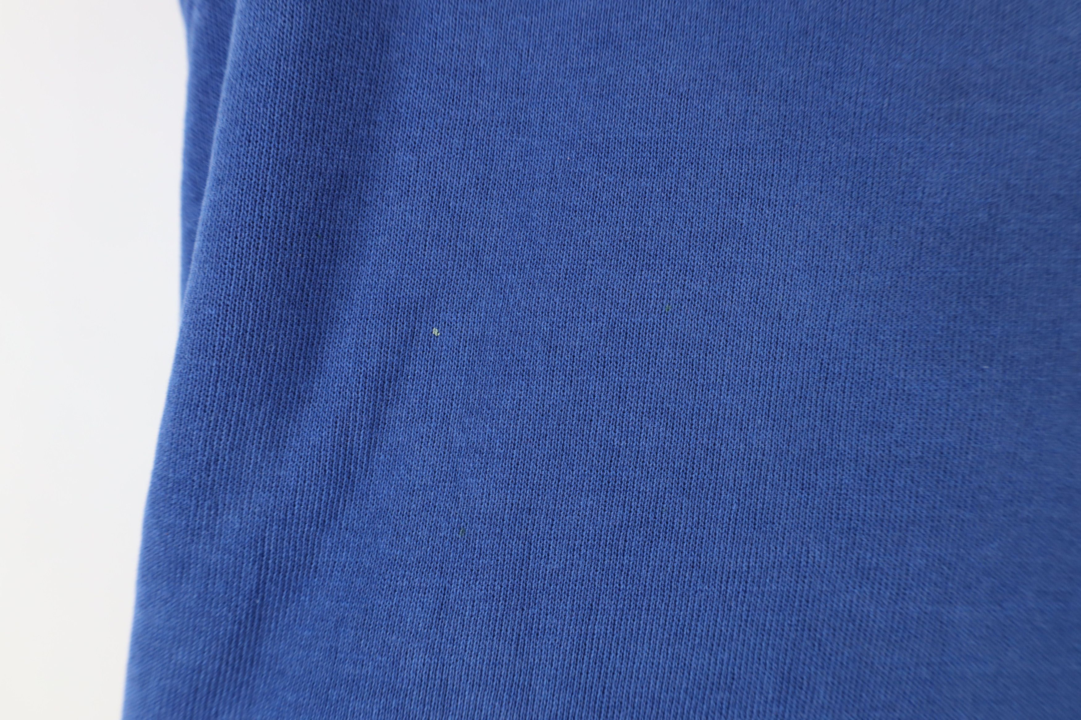 Vintage Vintage 90s Streetwear Crewneck Sweatshirt Royal Blue USA Size US XL / EU 56 / 4 - 5 Thumbnail