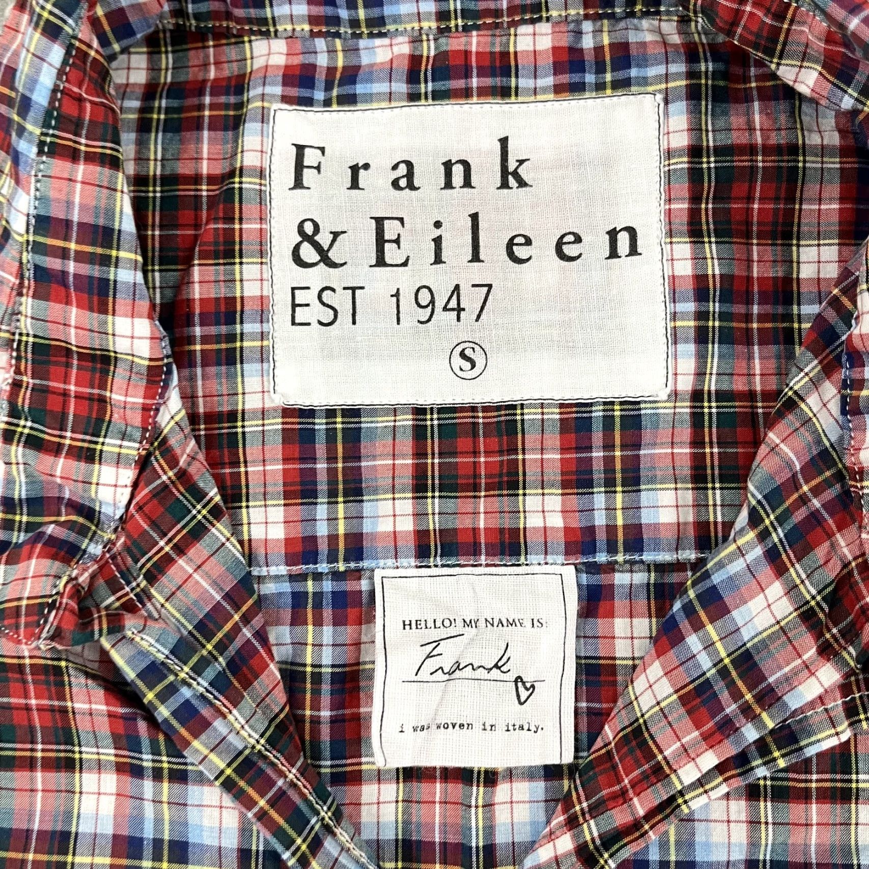 Frank & Eileen Frank & Eileen Shirt Womens Small MultiColor Plaid Woven Button Up Italy Size S / US 4 / IT 40 - 2 Thumbnail