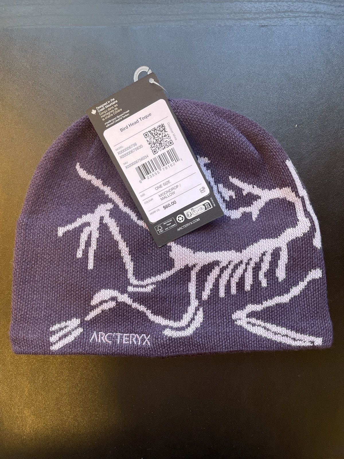 Arc'teryx Arc’Teryx Bird Head Toque Moondrop / Mallow Size ONE SIZE - 3 Thumbnail