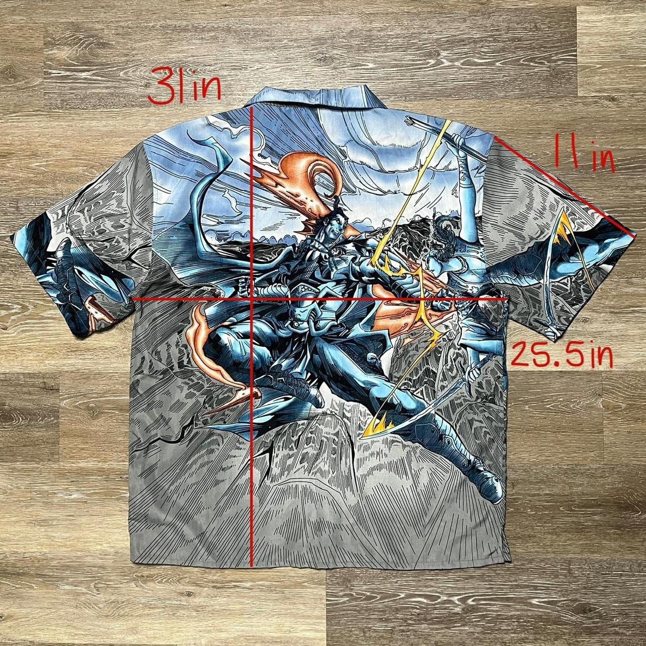 Vintage 90s anime bowling shirt Size US XL / EU 56 / 4 - 2 Thumbnail