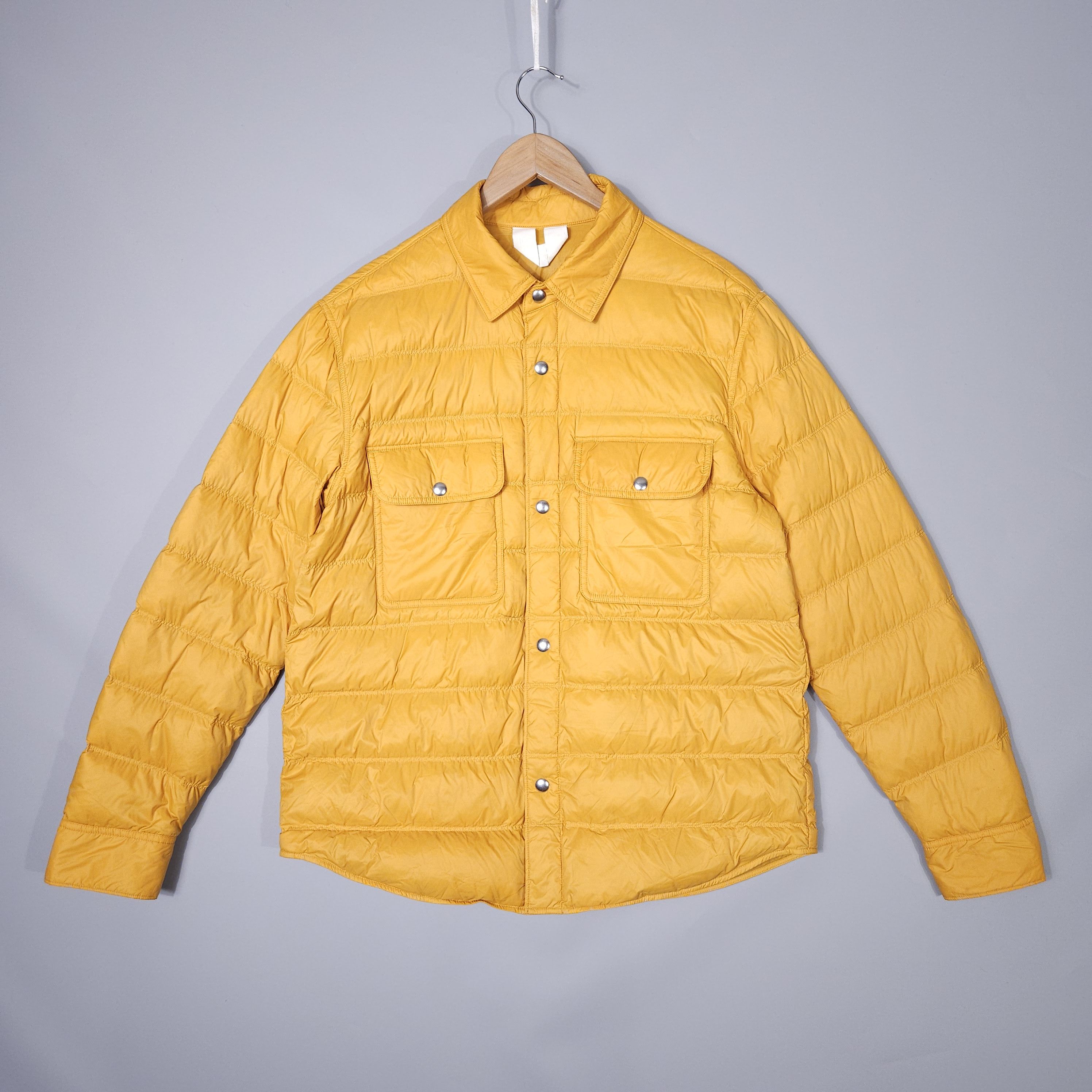 Arket Down Jacket Overshirt Collared Mens size 52/L