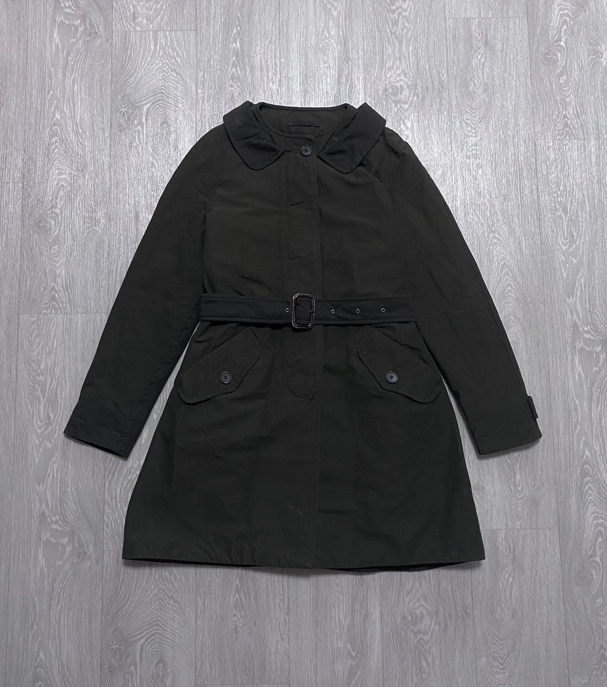 Aspesi Alberto Aspesi Thermore Insulated Khaki Green Trench Coat Size M / US 6-8 / IT 42-44 - 5 Thumbnail